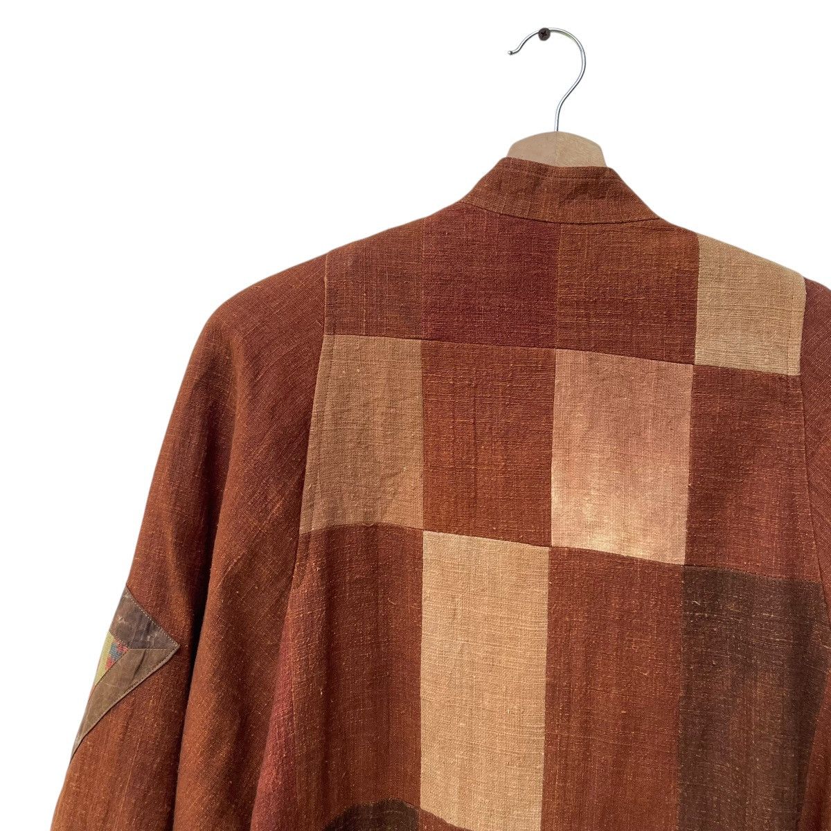 Issey Miyake × Japanese Brand × Vintage Vintage 90s Japanese Brand Patchwork Jacket Size M / US 6-8 / IT 42-44 - 9 Thumbnail