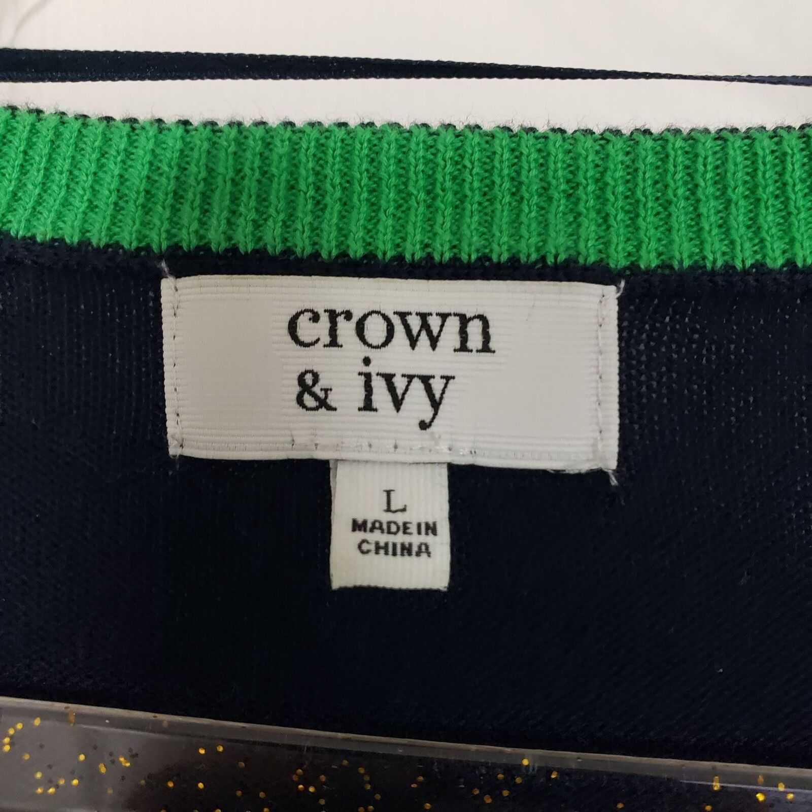 Designer Crown & Ivy Flamingo Sweater Womens Size Large Knit Vacation Size L / US 10 / IT 46 - 3 Thumbnail