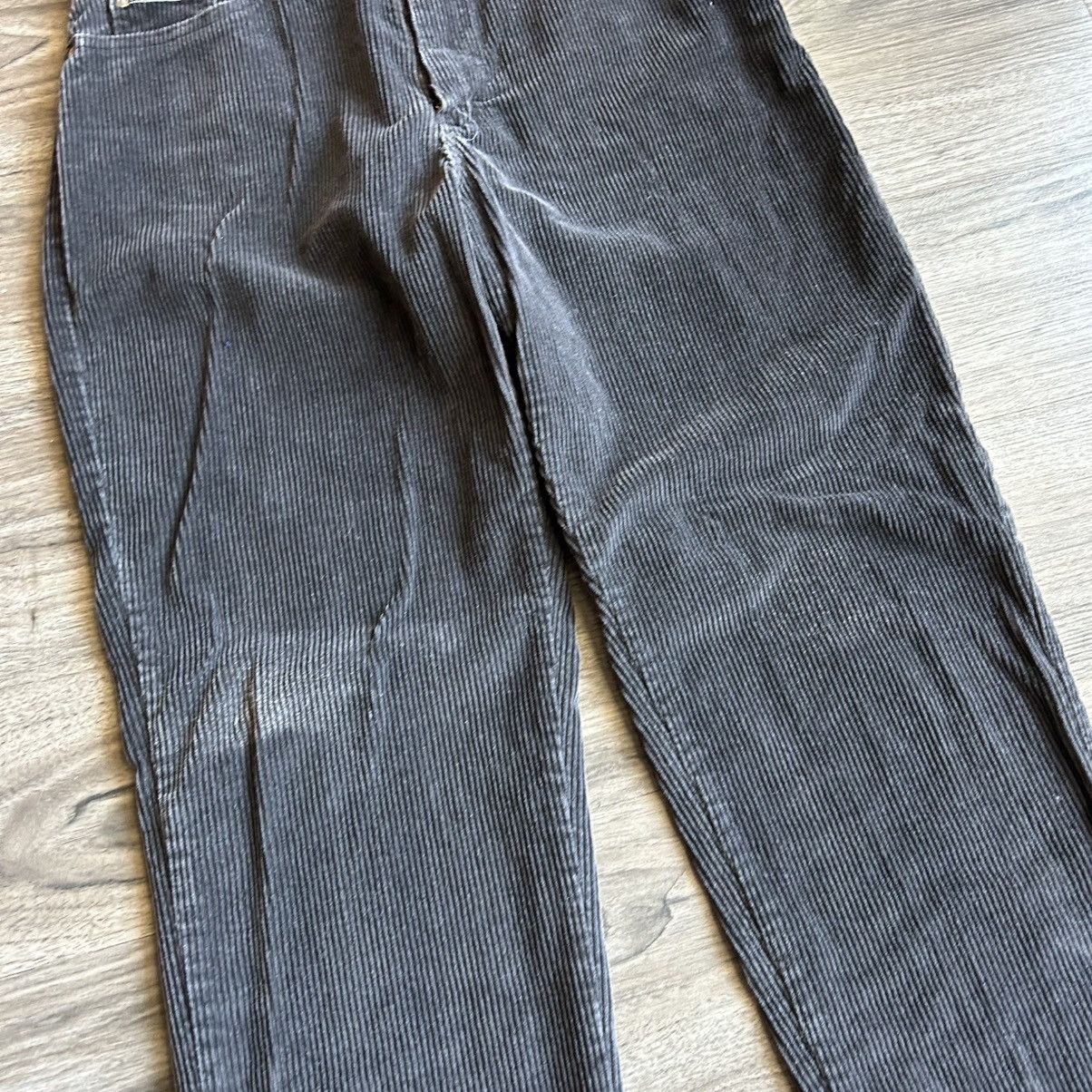 Lee 90s Vintage Riveted By Lee Tapered Brown Corduroy Pants Size 30" / US 8 / IT 44 - 8 Thumbnail