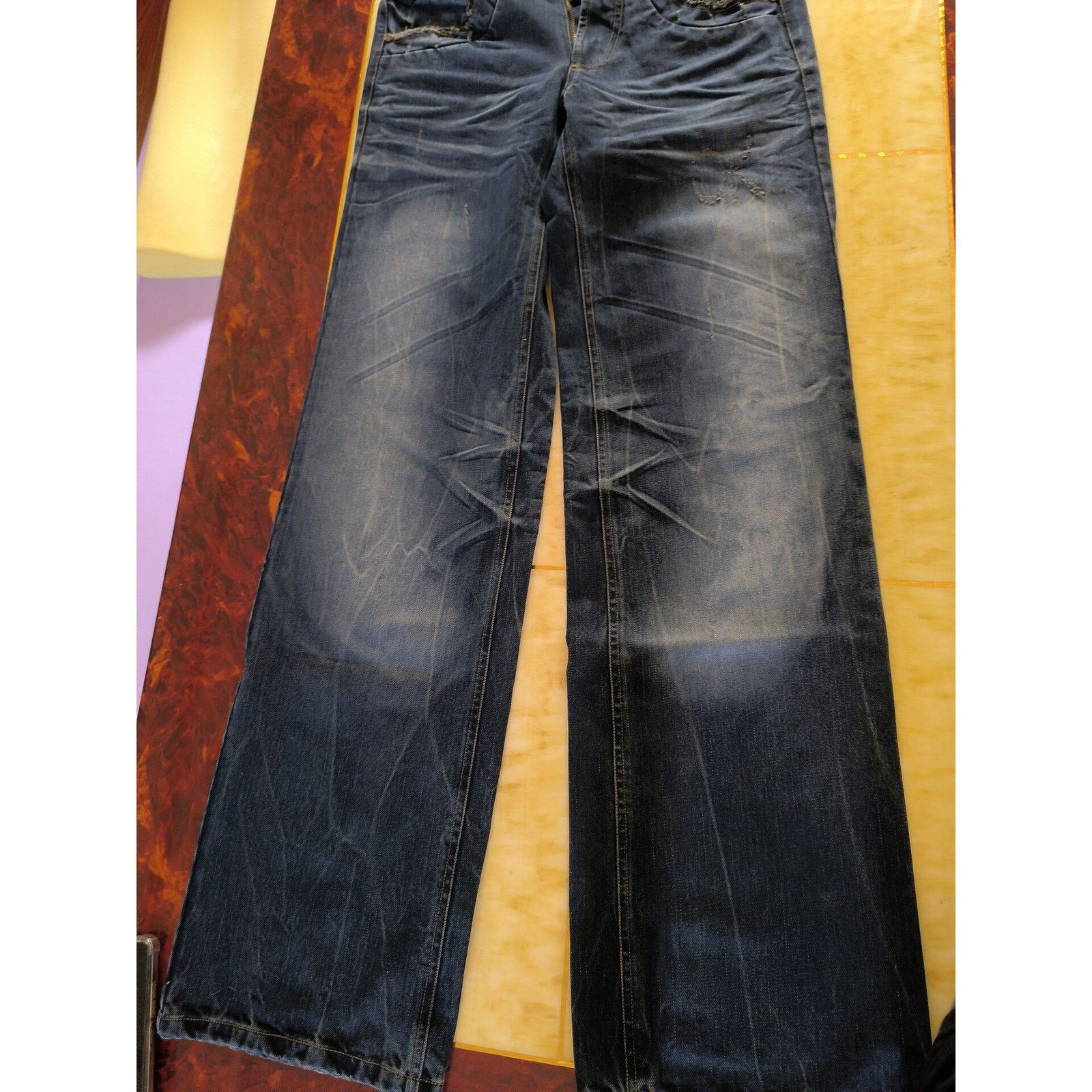 Hysteric Glamour × Japanese Brand × Vintage Vintage Faded Wash Low-rise Denim Jeans Blue size 29 Size 29" - 1 Thumbnail