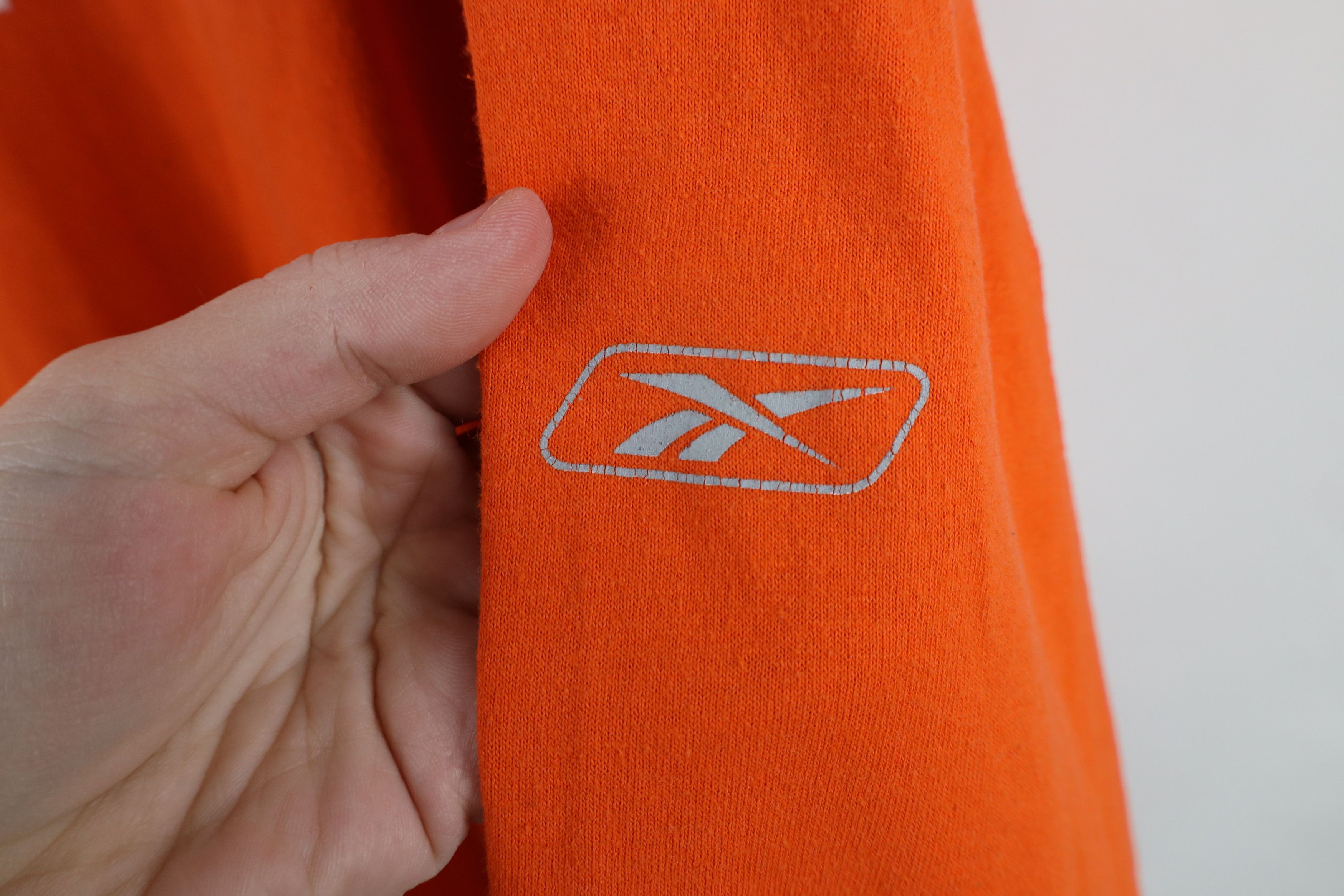 Reebok × Vintage Vintage Reebok Chicago Football Long Sleeve T-Shirt Orange Size US XL / EU 56 / 4 - 5 Thumbnail