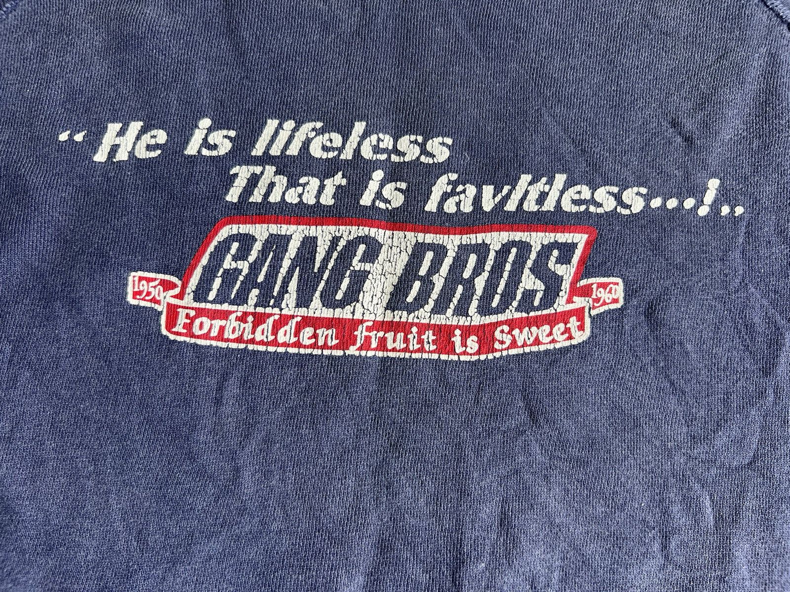 Loopwheeler 1990s TFH 🇯🇵 "Gang Bros" Forbidden Fruit Crewneck Sweater Size US M / EU 48-50 / 2 - 8 Thumbnail