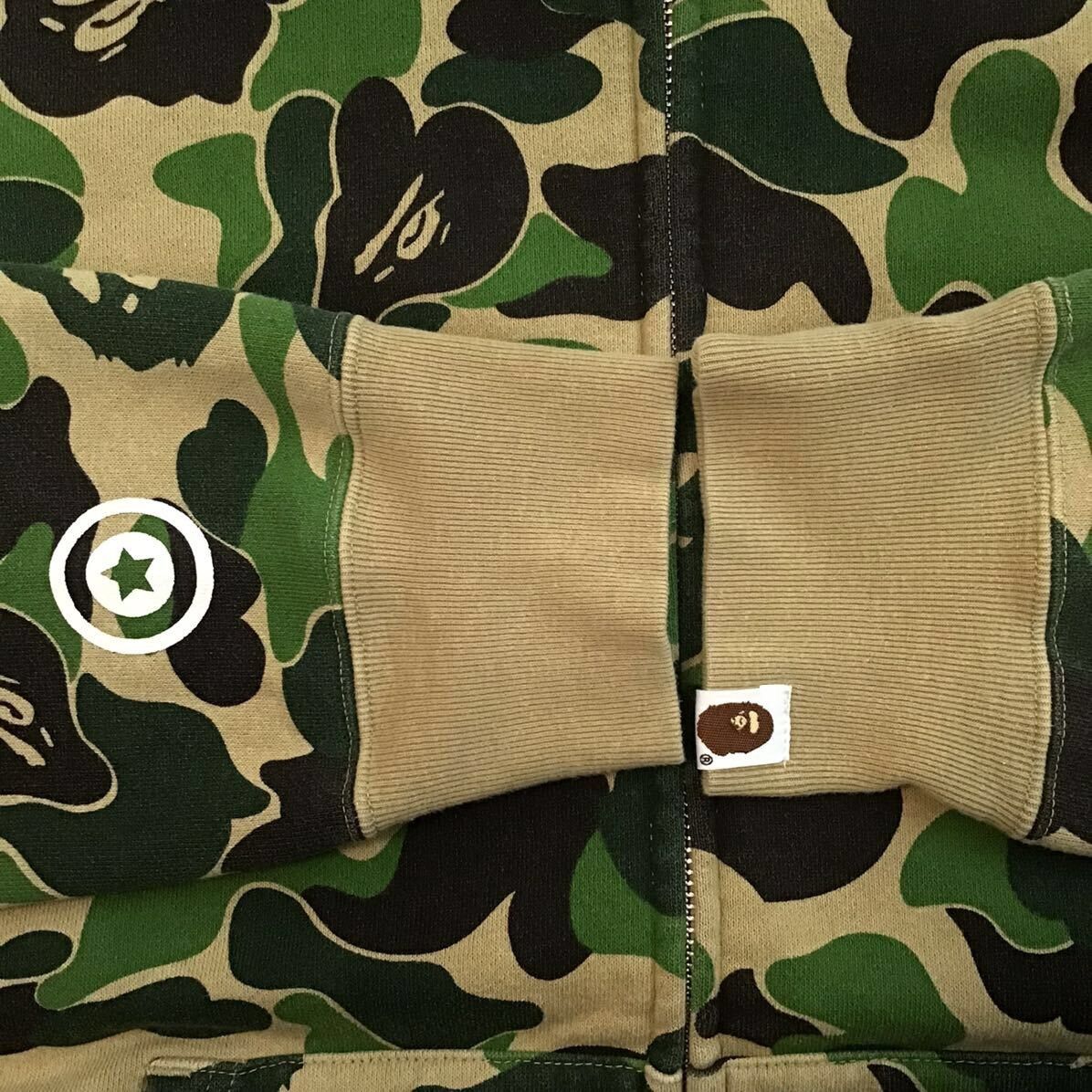 Bape BAPE ABC camo green shark full zip hoodie a bathing ape Size US L / EU 52-54 / 3 - 6 Thumbnail