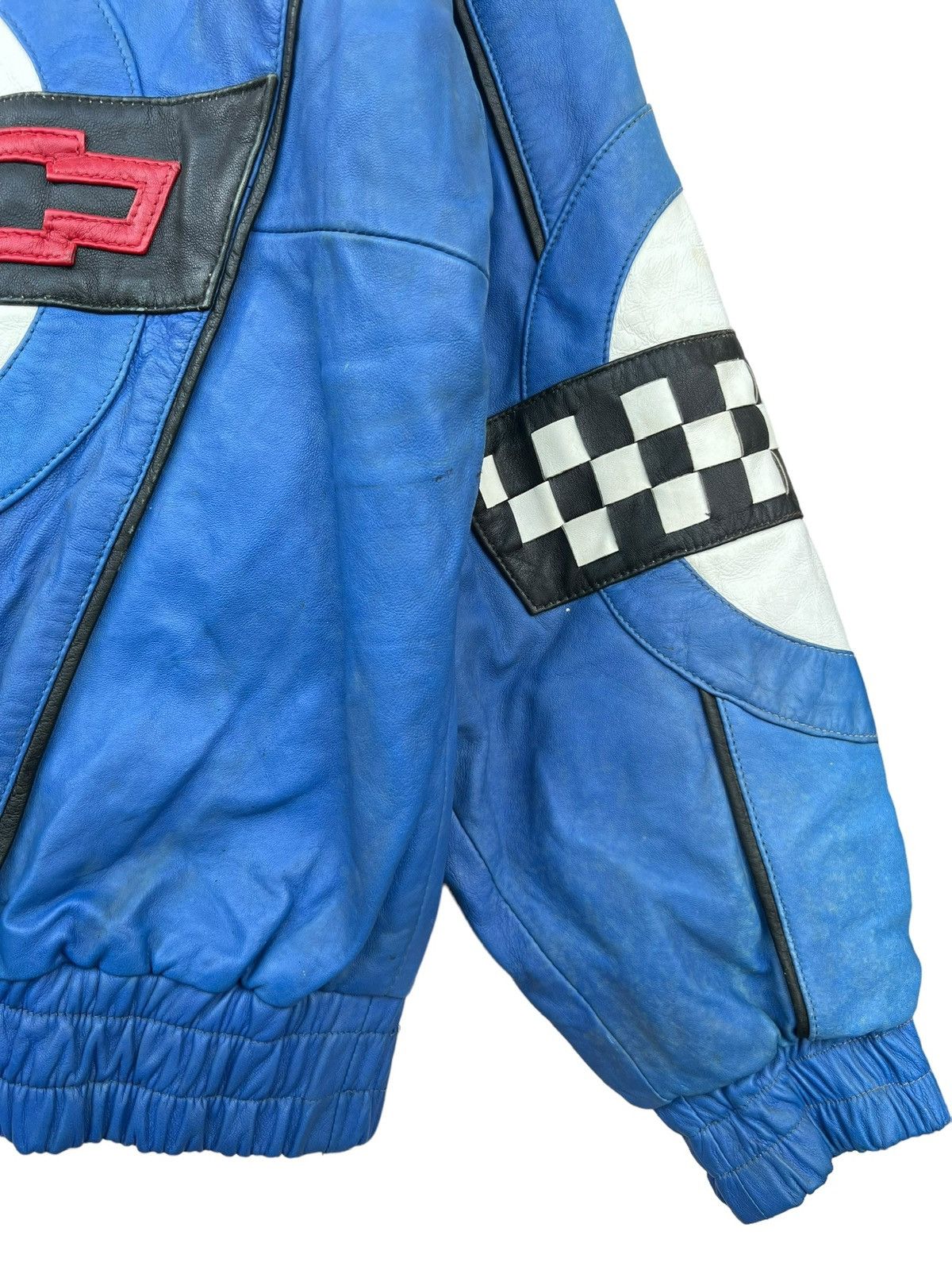 Vintage Vintage Covernett Racing Spellout Baggy Leather Jacket Size US M / EU 48-50 / 2 - 15 Thumbnail