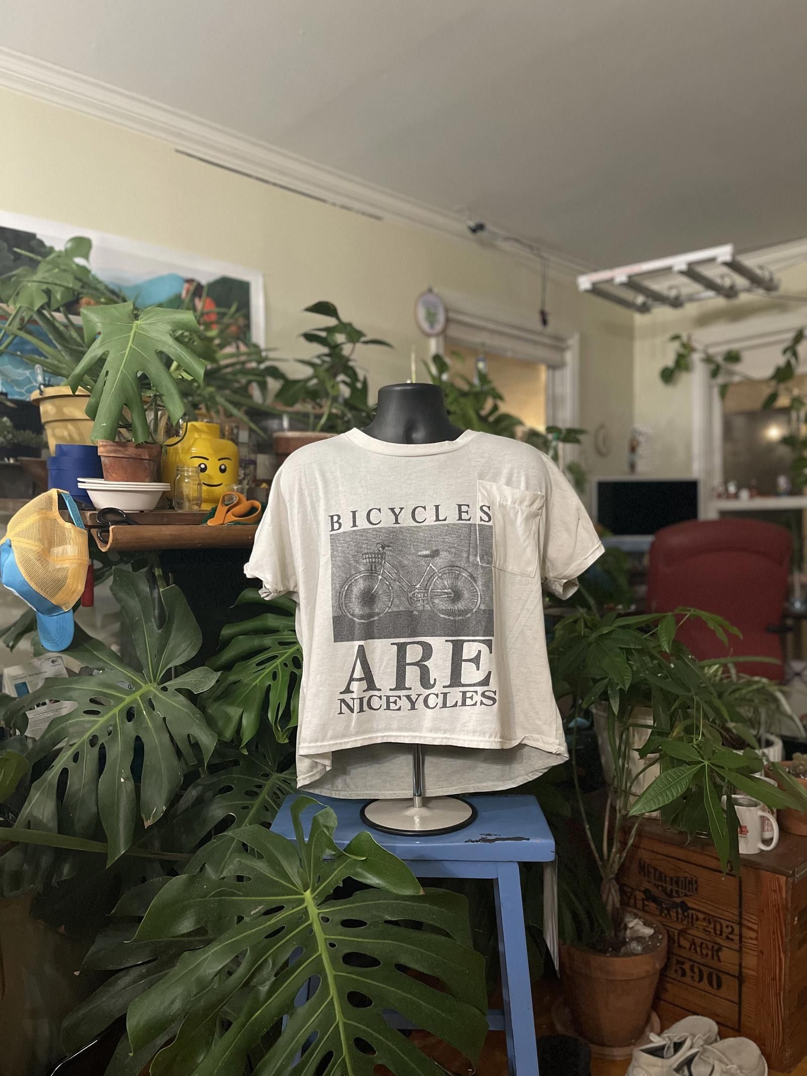 Designer Vintage Graphic Tee - Bicycles Are Niceycles Size US M / EU 48-50 / 2 - 1 Thumbnail