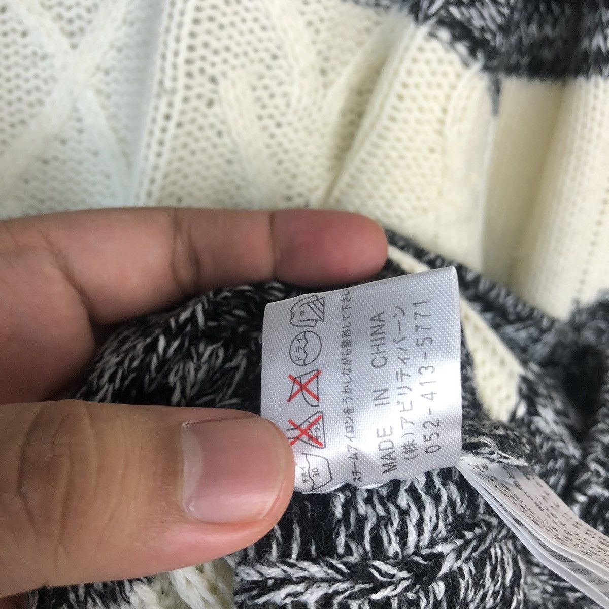 Homespun Knitwear × Japanese Brand × Solid and Striped Lock Heaven Stripe Knitwear like kurt cobain #A190 Size M / US 6-8 / IT 42-44 - 12 Thumbnail