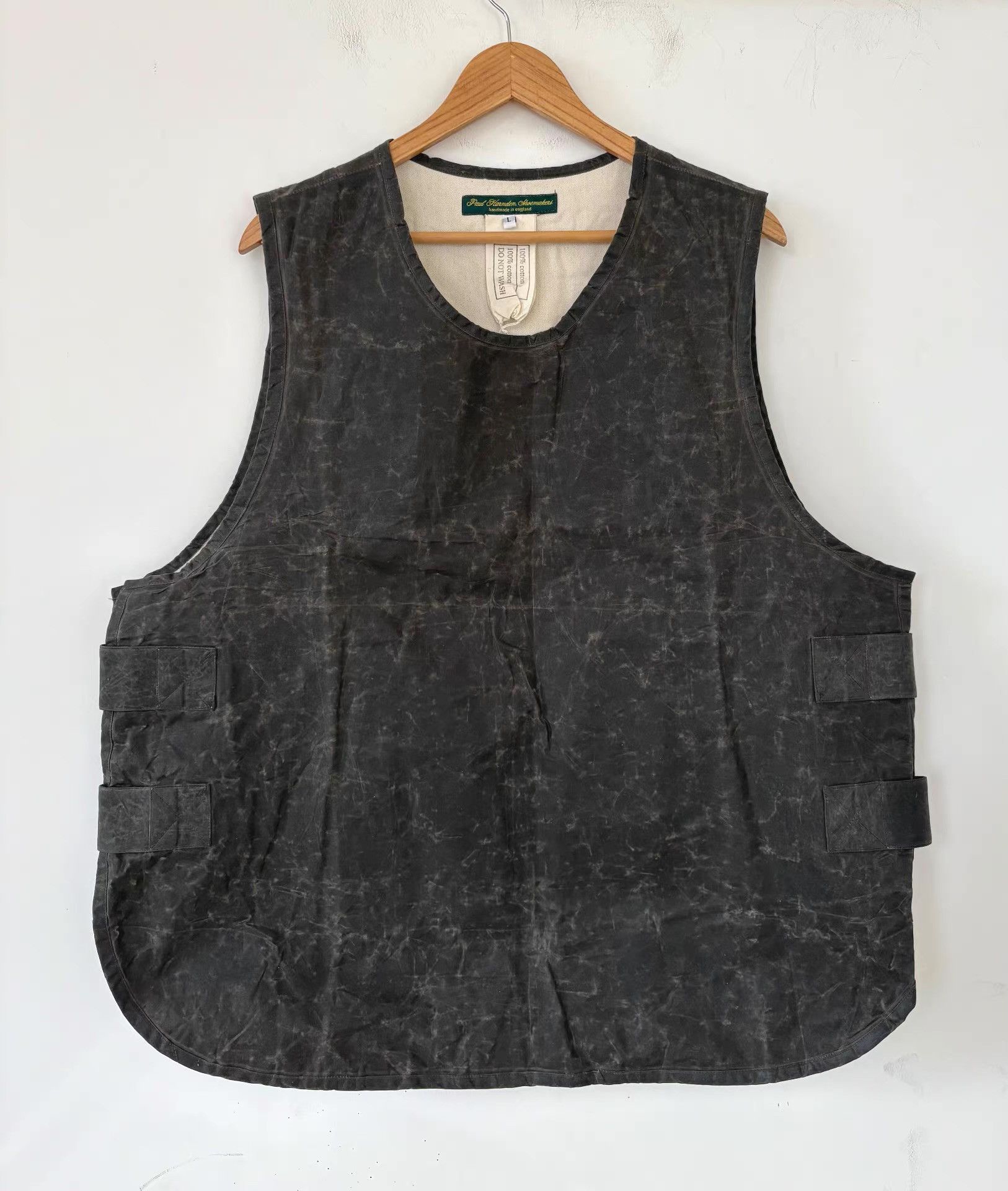 Paul Harnden Shoemakers Paul Harnden 24SS Waxed Waistcoat Ｑ21 Size US L / EU 52-54 / 3 - 1 Thumbnail