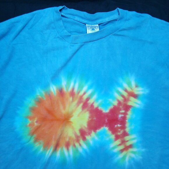 Delta × Vintage Vintage Gold Fish Tie Dye T-Shirt Size US XL / EU 56 / 4 - 1 Thumbnail