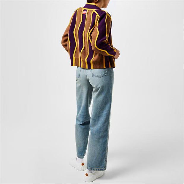 Kenzo o1g2r1mq1024 Stripe Cardigan in Multicolor Size M / US 6-8 / IT 42-44 - 5 Thumbnail