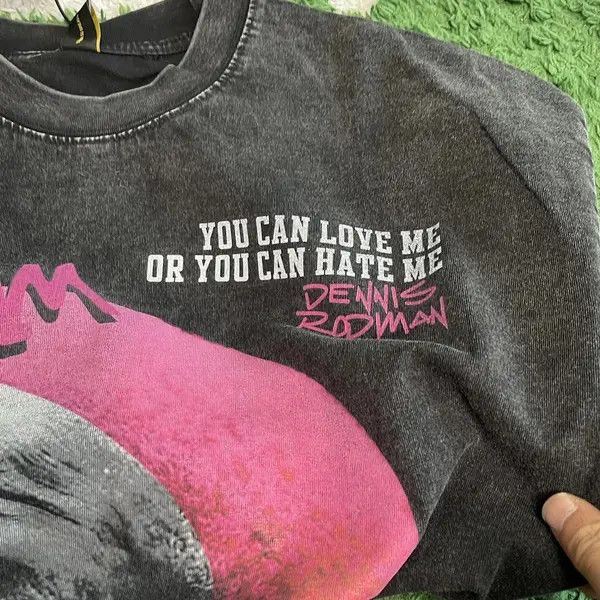 Designer Pepper x Sara Streetwear Dennis Rodman Graphic Tee T-Shirt Size US L / EU 52-54 / 3 - 4 Thumbnail