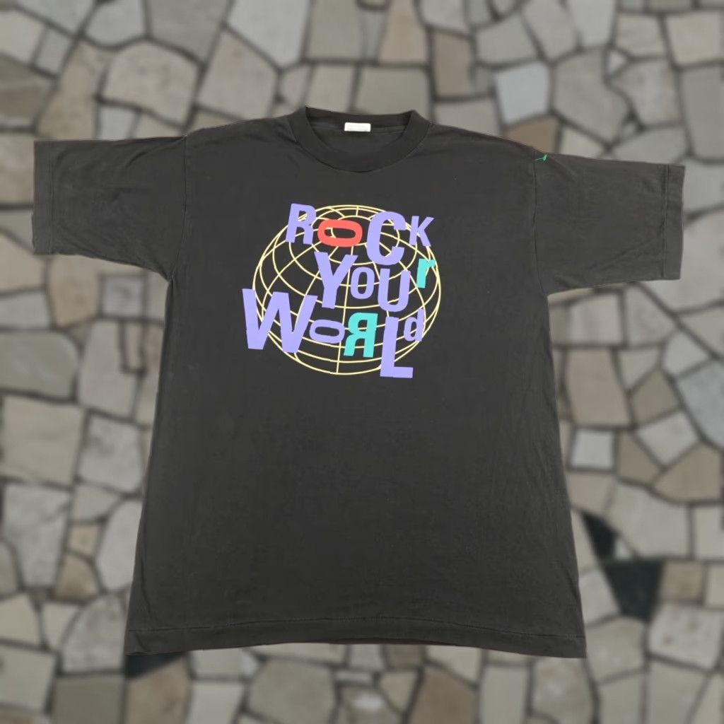 Vintage VINTAGE Rock And Roll Hall Of Fame Shirt Mens XL Black Single Stitch Crew Neck 90s Cronies T-Shirt Rock Music 90s Mens XL Black Size US XL / EU 56 / 4 - 1 Thumbnail