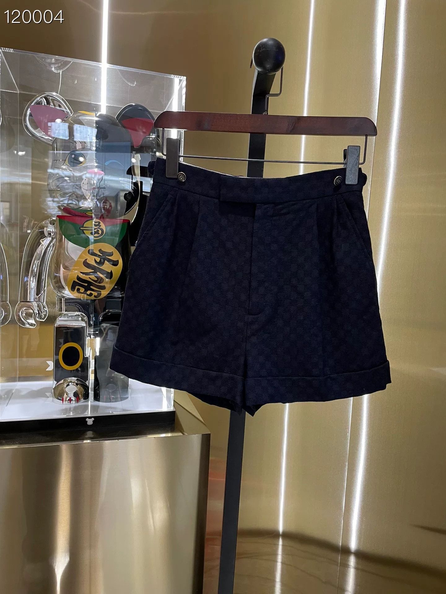 Gucci Gucci All-Over Logo Wool Shorts Size 38 Size 38" / US 16 / IT 52 - 1 Thumbnail