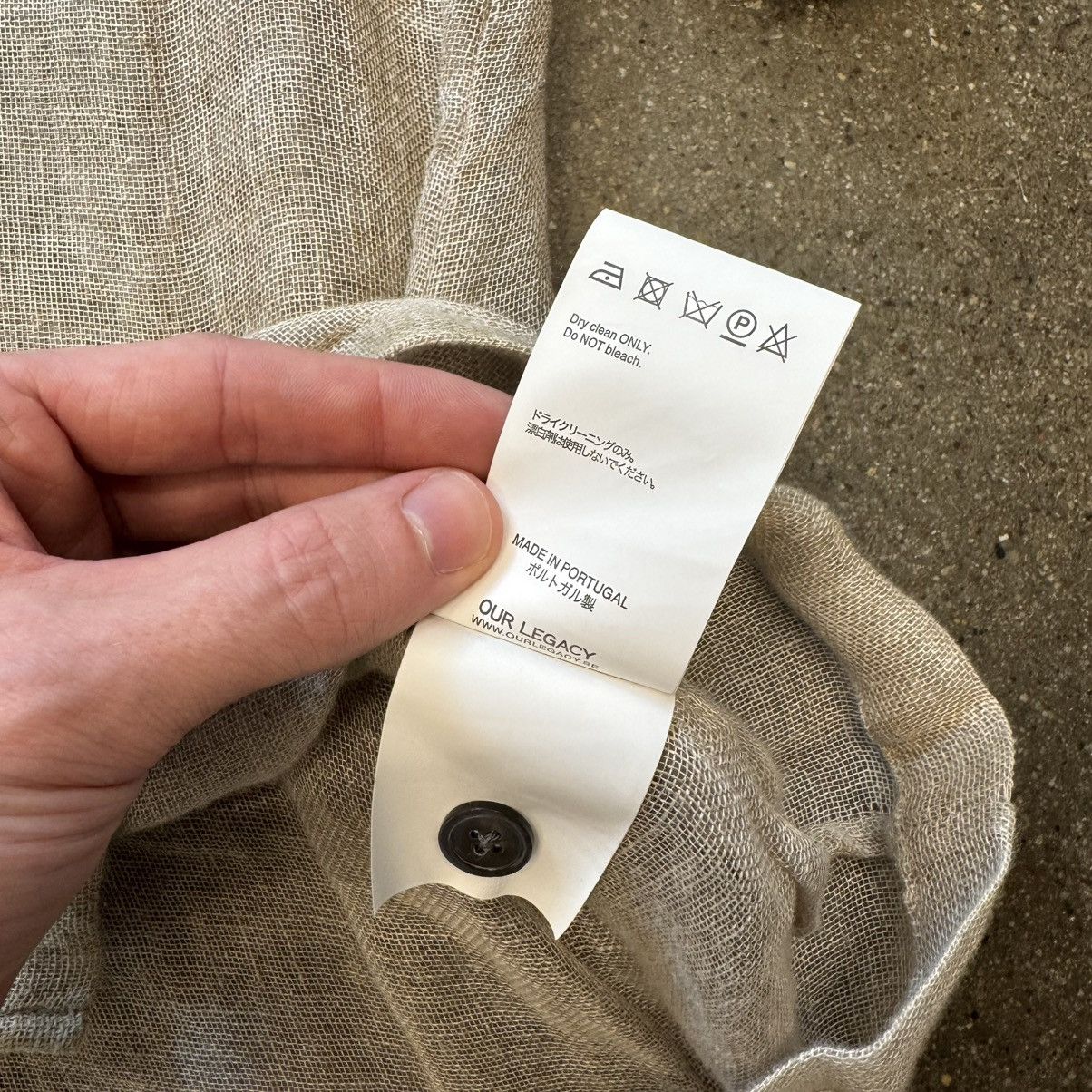 Our Legacy Our Legacy box shirt short sleeve silver net M2192BSN Size US M / EU 48-50 / 2 - 4 Thumbnail