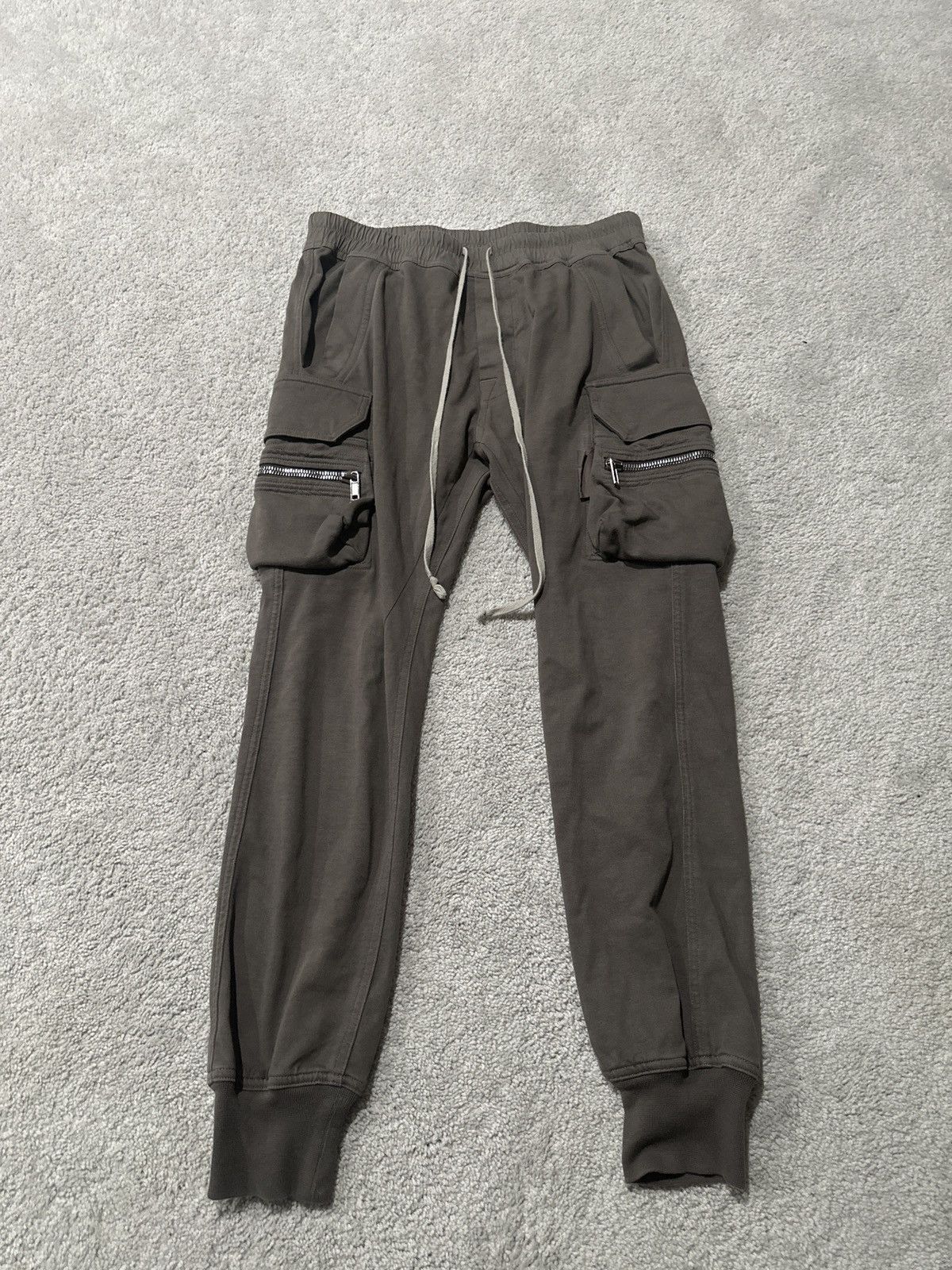 Rick Owens Rick Owens Fogachine Gray Mastaodon Joggers Size US 34 / EU 50 - 1 Thumbnail