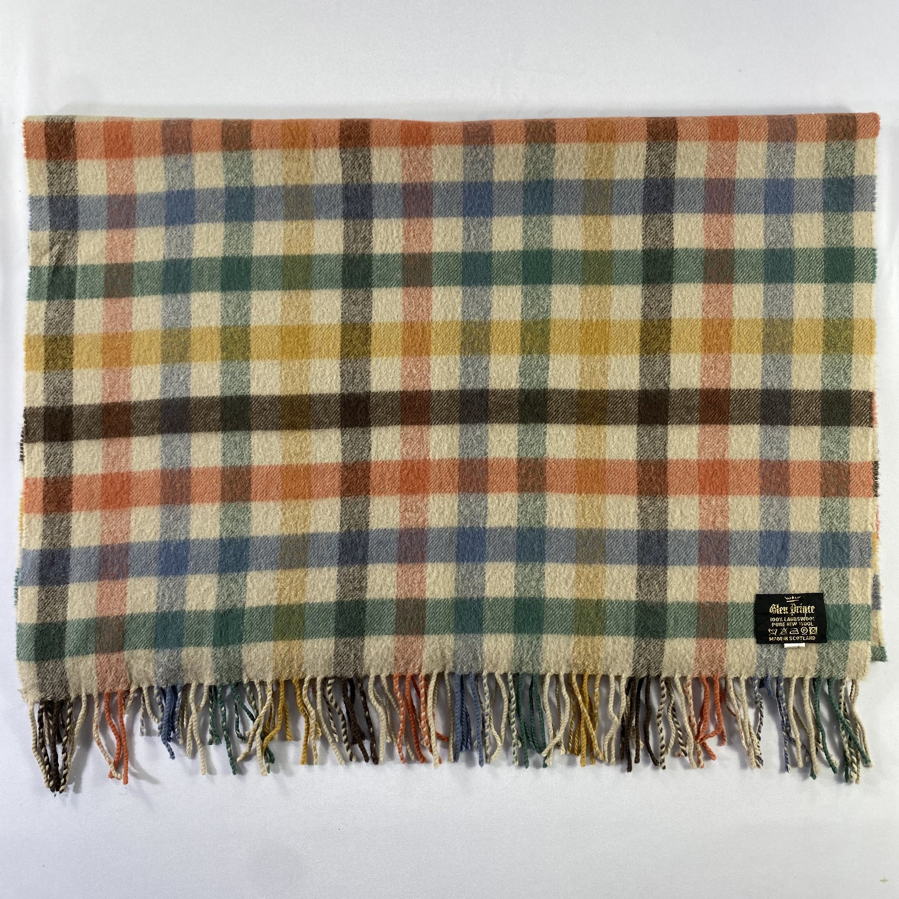 Designer Glen Prince Scarf Neck Wrap Wool Muffler Size ONE SIZE - 2 Thumbnail