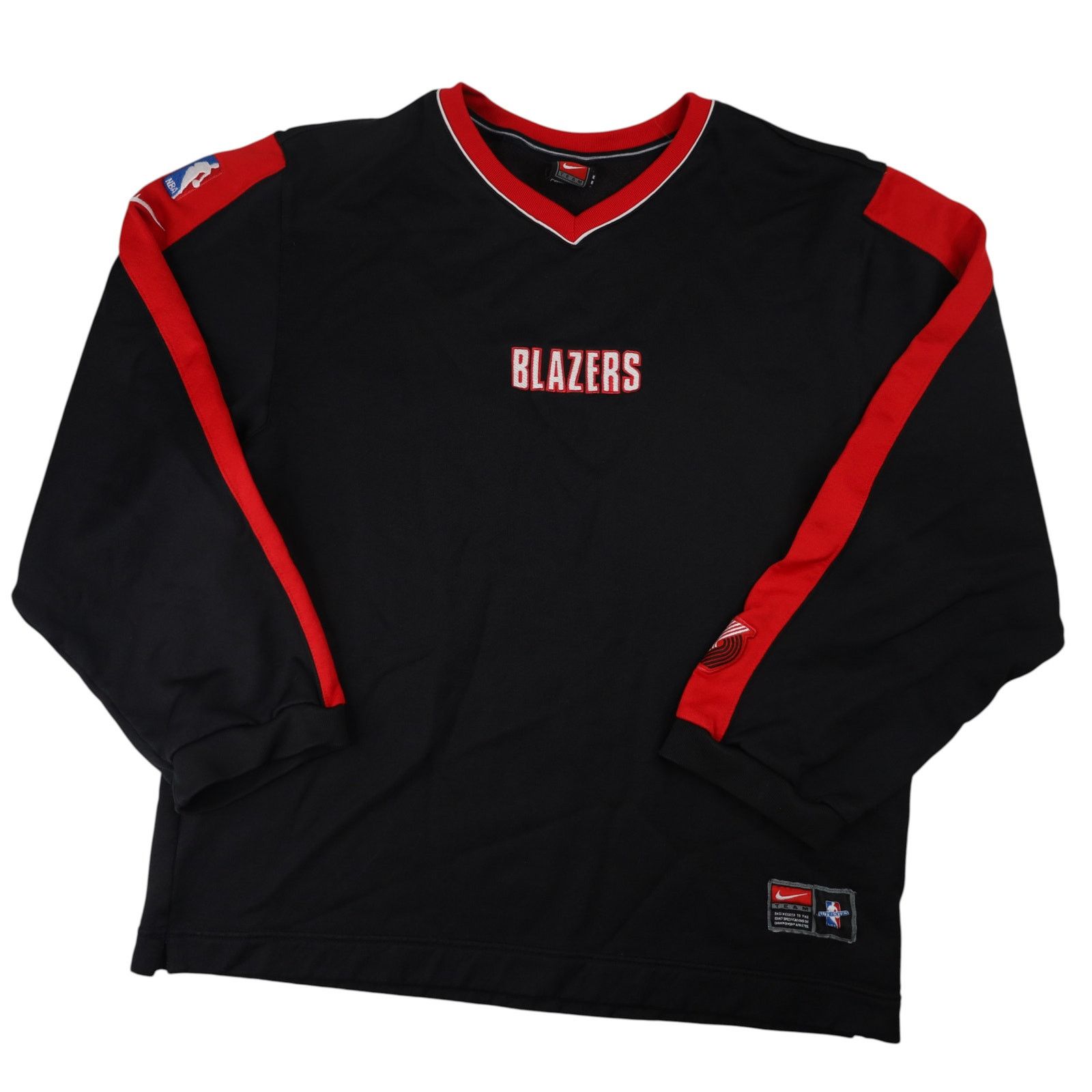 VTG Nike Portland Blazers Embroidered Spellout Sweatshirt