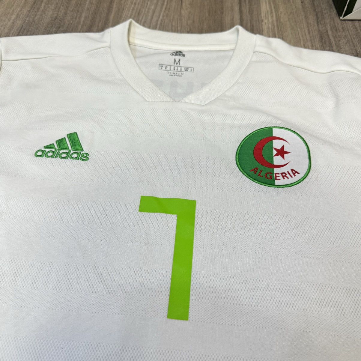 algeria 18/19 home shirt #7 Mahrez