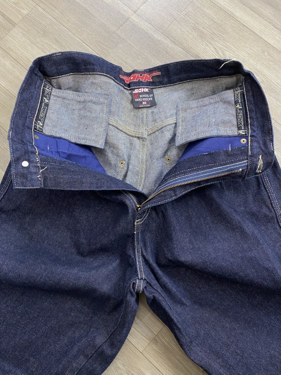 JNCO 2000s JNCO SOHK School of Hard Knocks Baggy Jeans Y2K Size US 30 / EU 46 - 10 Thumbnail