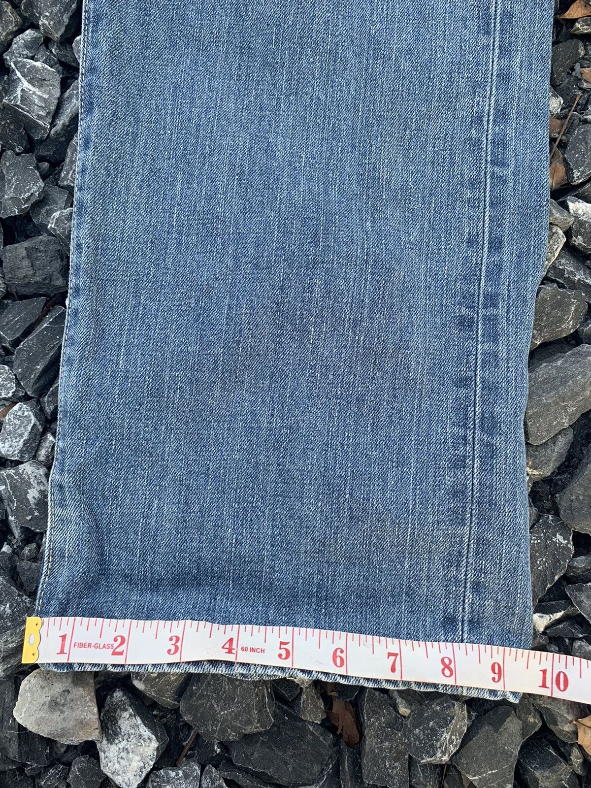 Japanese Brand VINTAGE EDWIN SELVEDGE 505 SELVEDGE DISTRESSED DENIM Size US 33 - 23 Thumbnail