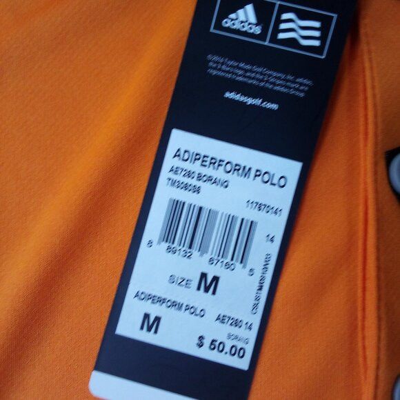 Adidas × PGA Tour NWT Adidas Performance PGA Golf Polo Shirt Size US M / EU 48-50 / 2 - 3 Thumbnail