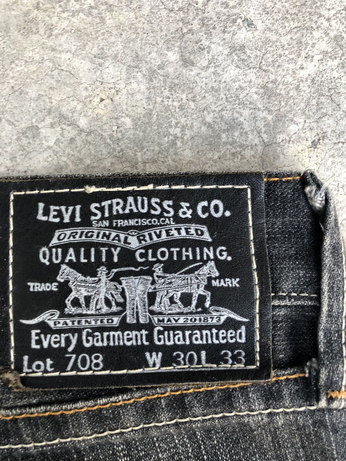 If Six Was Nine Y2k Levis Flared Jeans Distressee Jeans 708 Size US 30 / EU 46 - 18 Thumbnail