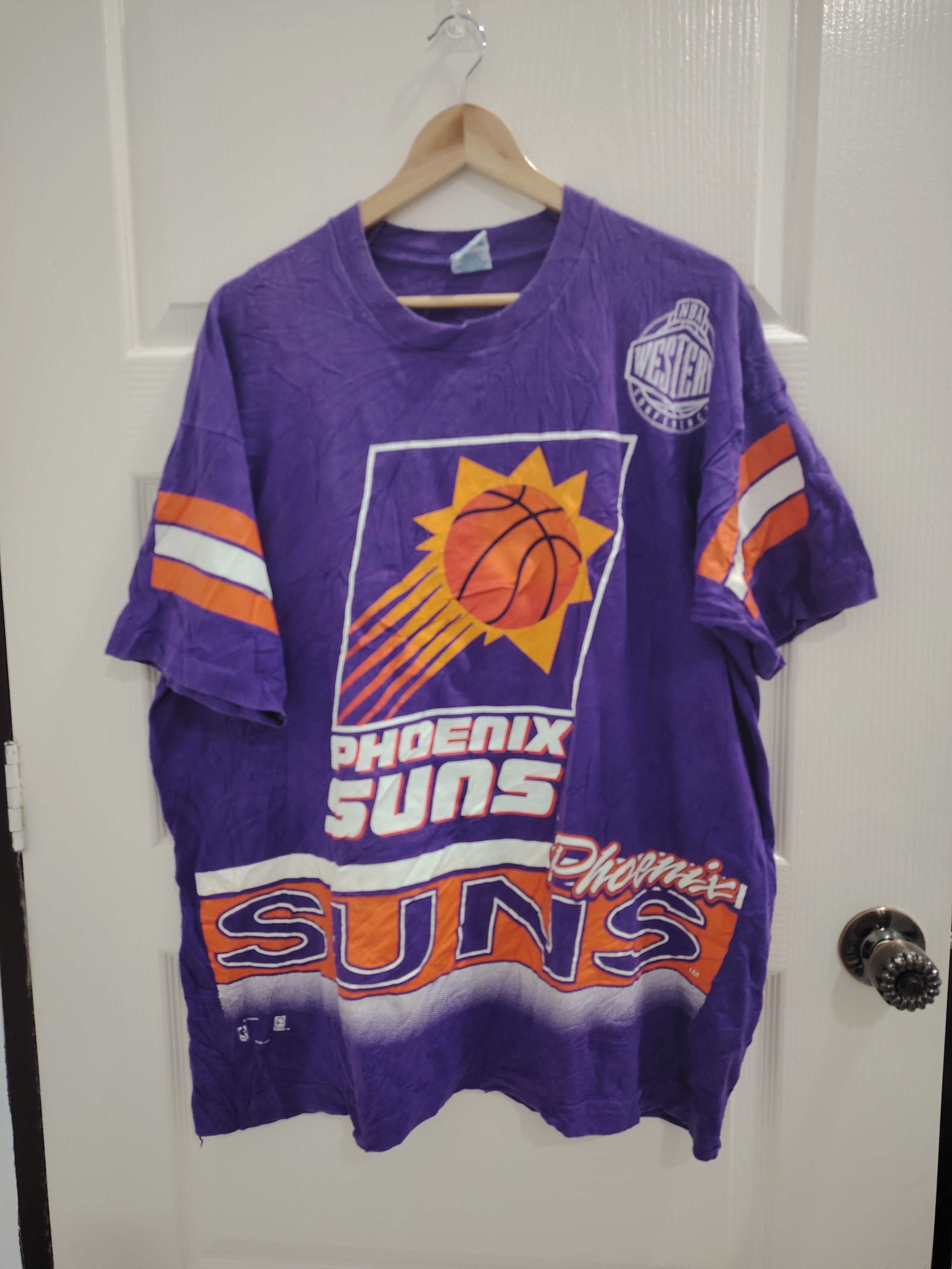90s USA製　SALEM NBA PHOENIX SUNS サンズTシャツ 90's Phoenix Suns Salem NBA T Shirt Size YOUTH XL – Rare VNTG