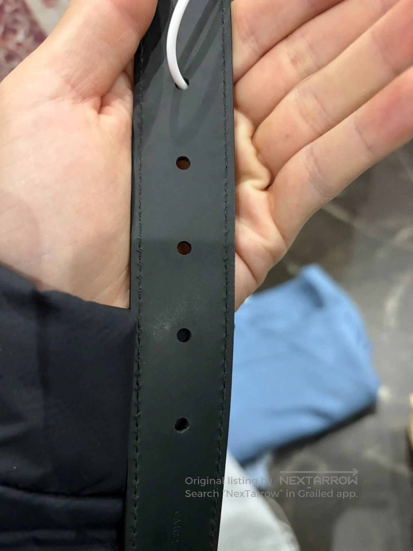 Louis Vuitton LV Mirage Mirror Black Calfskin Belt. Size ONE SIZE - 6 Thumbnail