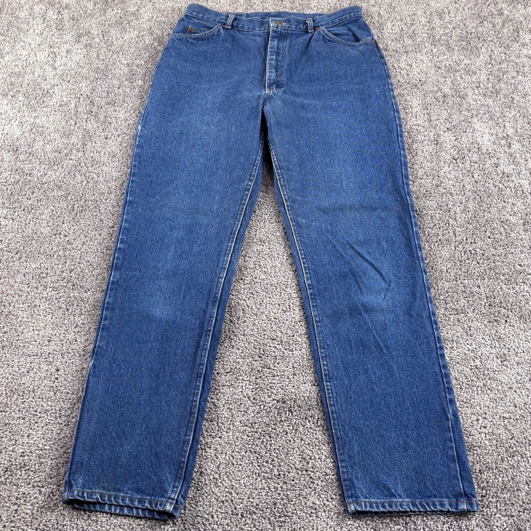 Lee VINTAGE Lee Jeans Women 18W High Rise Mom Denim 90s Blue 34x32 Pants Mens Womens Girls Size 40" / US 18 - 2 Thumbnail