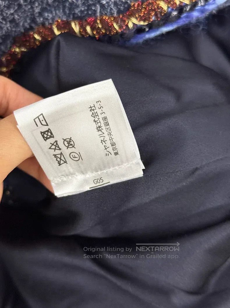 Chanel Chanel Ground Control Centre Series Blue Silhouette Lapel Size XS / US 0-2 / IT 36-38 - 7 Thumbnail
