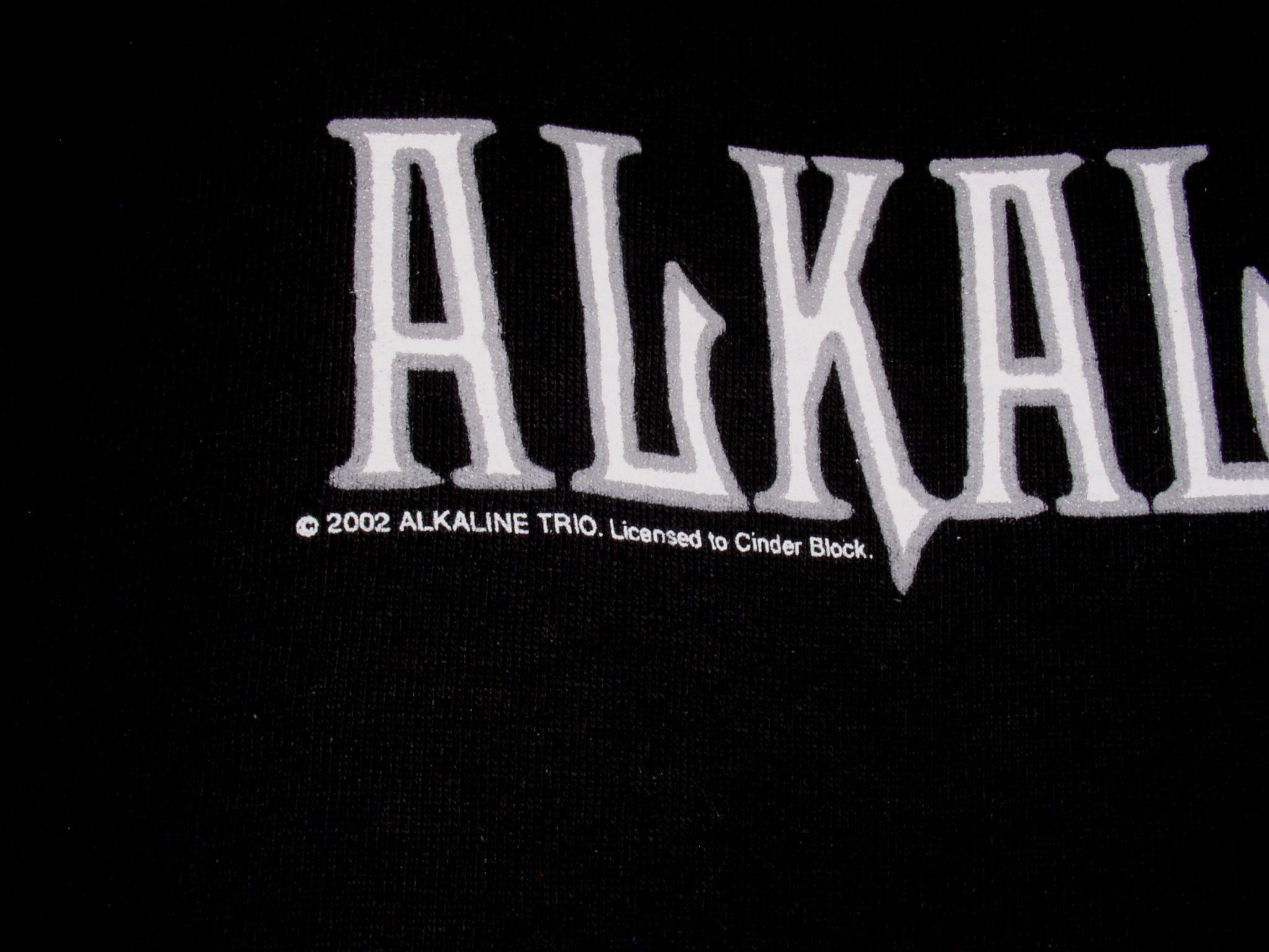 Vintage Alkaline Trio Concert Tour Shirt 2002 Vintage Cinder Block Size US L / EU 52-54 / 3 - 3 Thumbnail
