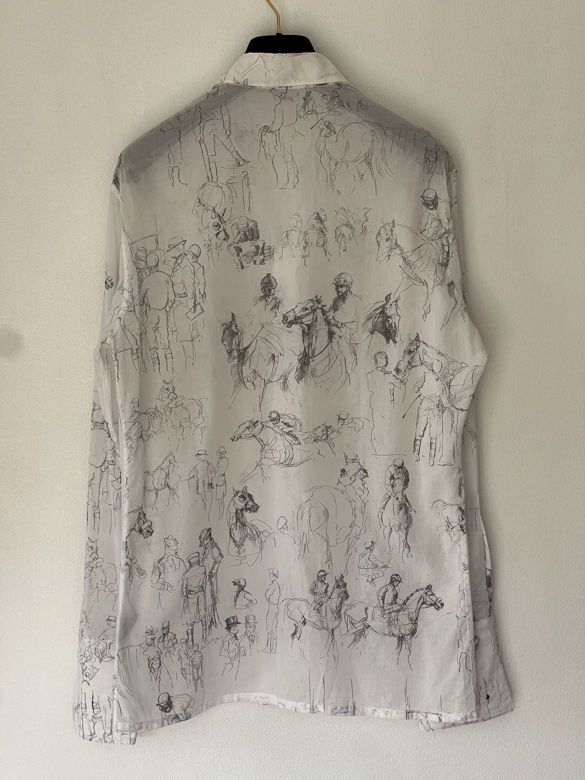 Hermes Hermes cotton voile shirt Size US S / EU 44-46 / 1 - 14 Thumbnail