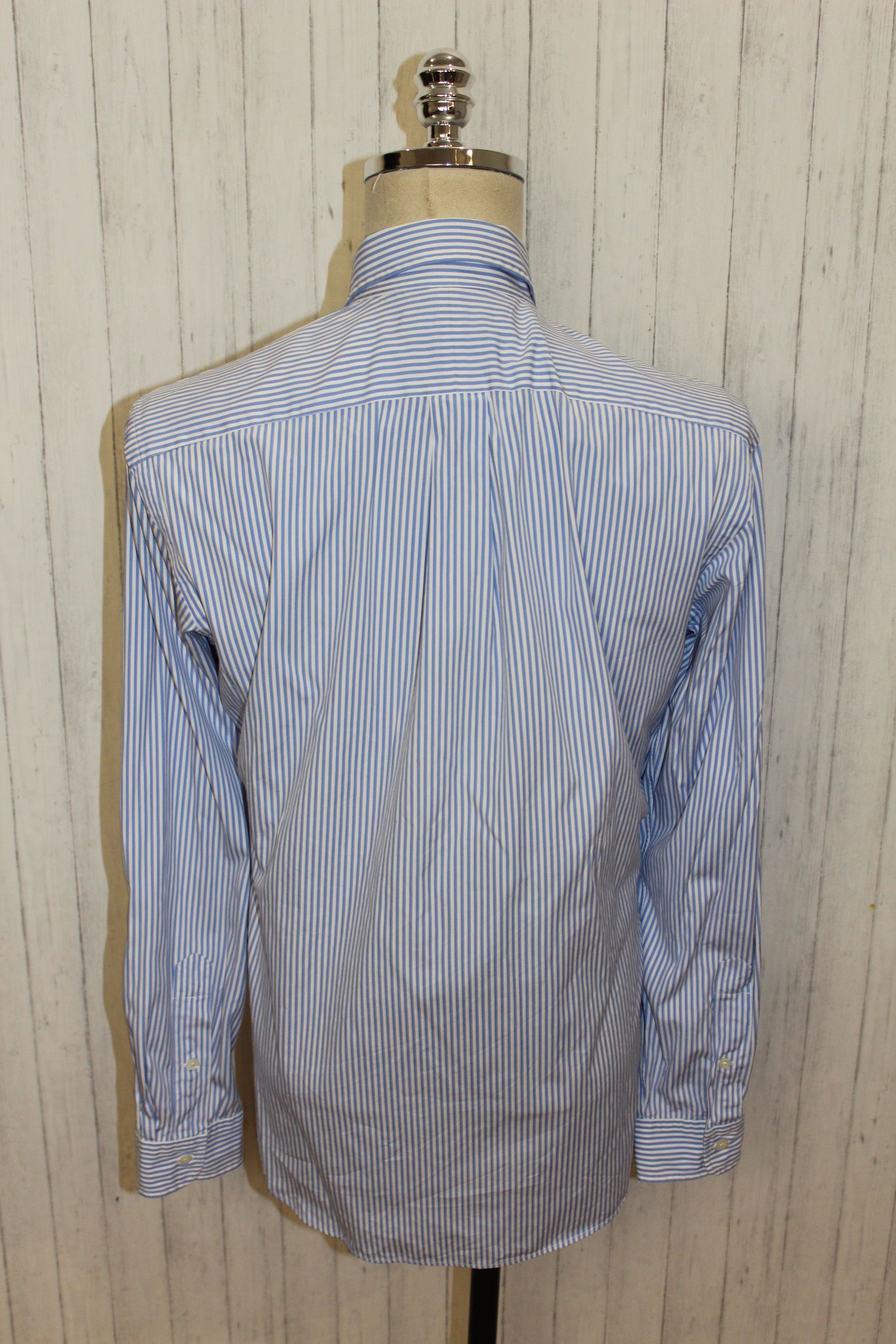 Polo Ralph Lauren RALPH LAUREN Long Sleeve Purple Striped Shirt Size US L / EU 52-54 / 3 - 7 Thumbnail
