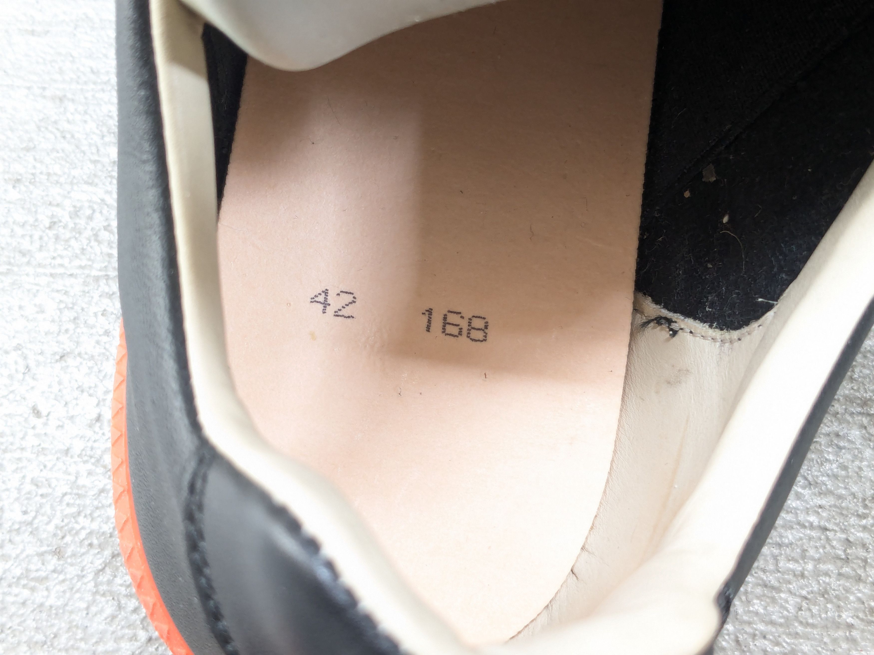 Maison Margiela Maison Margiela GAT Replica Black Orange 9 42 Leather Size US 9 / EU 42 - 10 Thumbnail