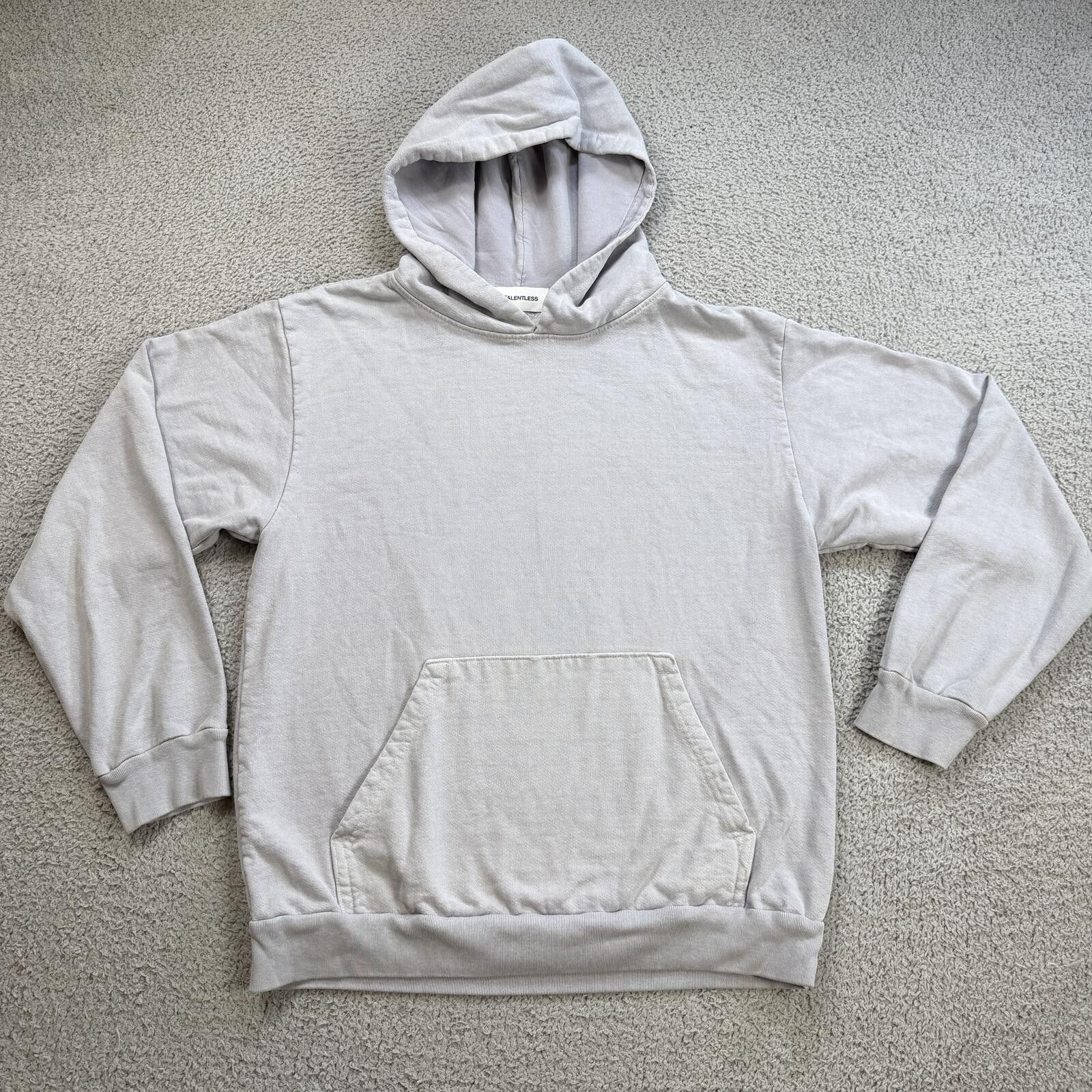 Talentless Talentless Hoodie Mens L Gray Minimalist Blank Scott Disick Size US L / EU 52-54 / 3 - 1 Thumbnail