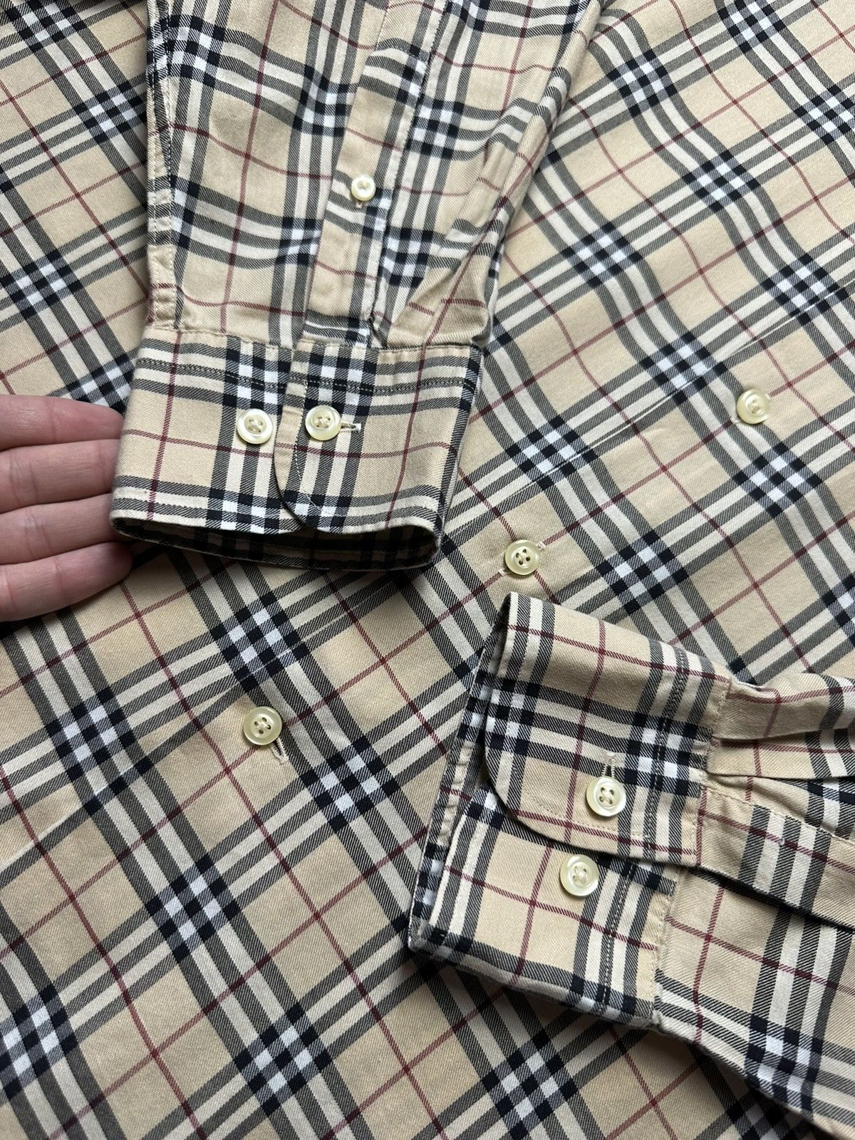 Burberry × Vintage Vintage Burberry plaid shirt size L Size US L / EU 52-54 / 3 - 4 Thumbnail