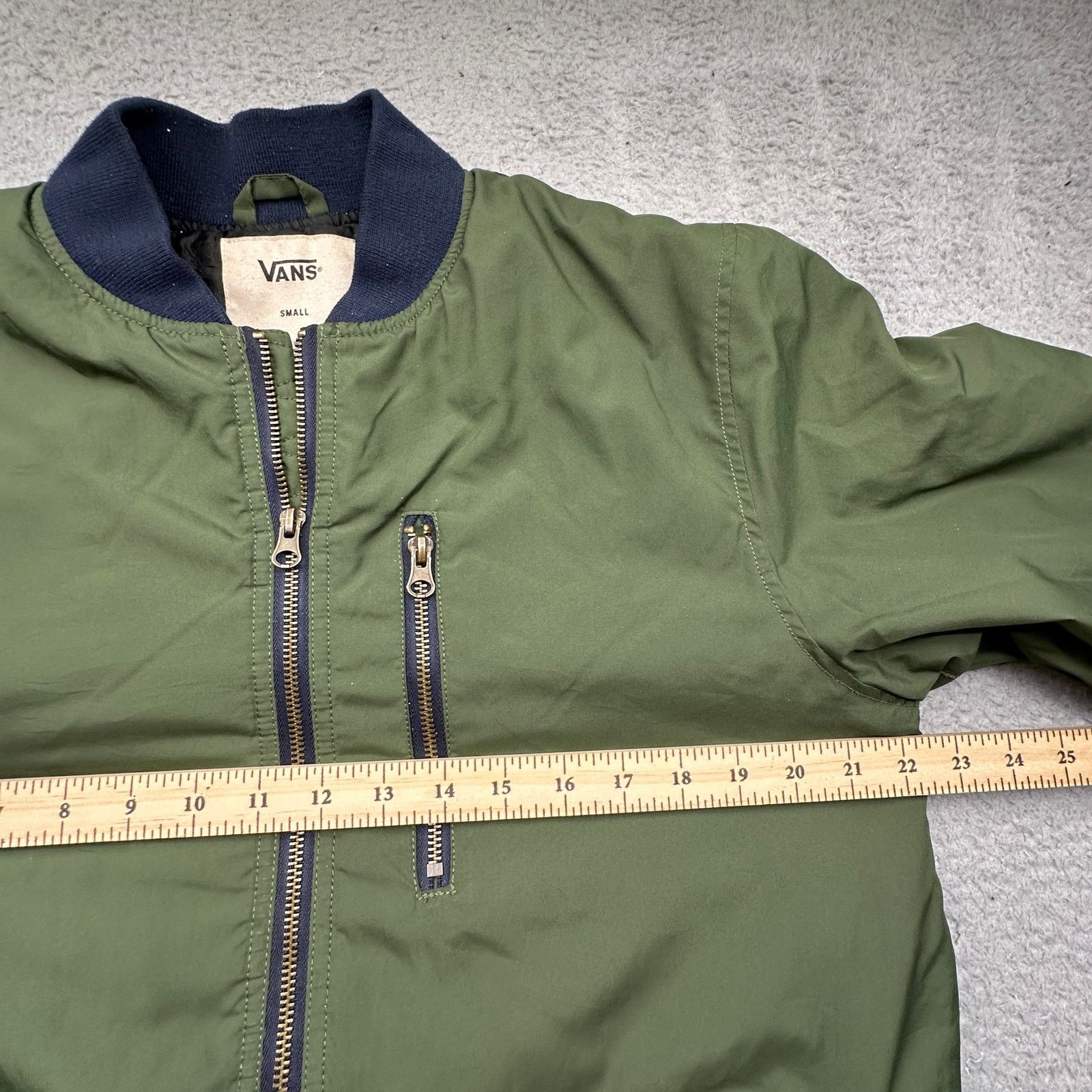 Vans Vans Barlowe Bomber Jacket Mens Small Polyester Full Zip Size US S / EU 44-46 / 1 - 5 Thumbnail