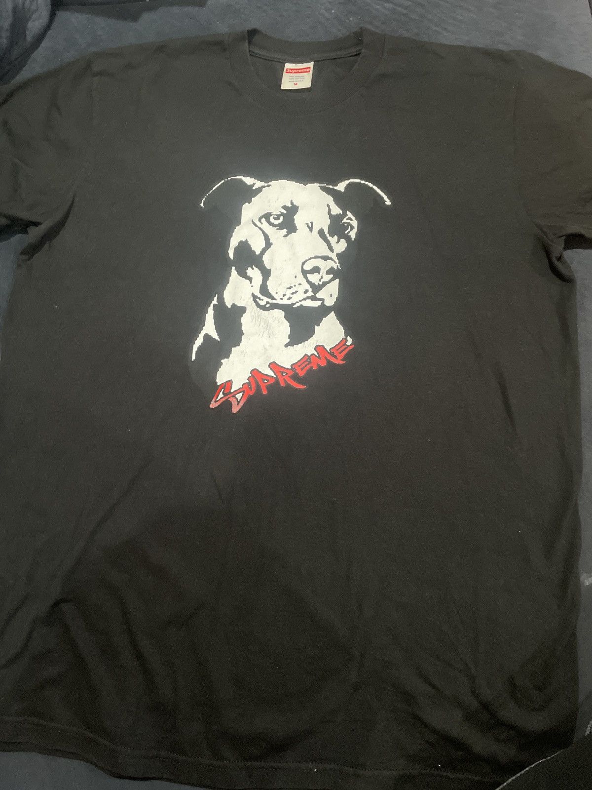 Supreme SS20 Supreme Pitbull tee black t-shirt size Size US M / EU 48-50 / 2 - 2 Thumbnail