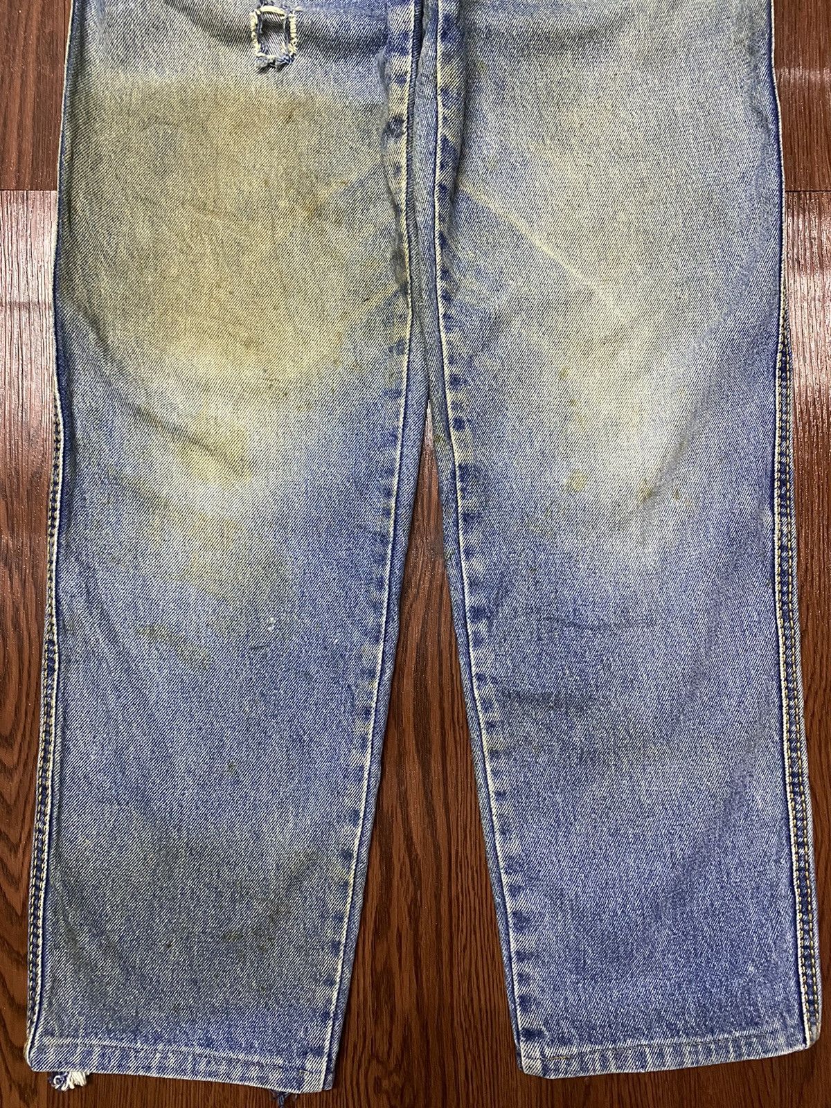Trussardi Vintage Trussardi Blue Wash Distressed Jeans Size US 28 / EU 44 - 6 Thumbnail