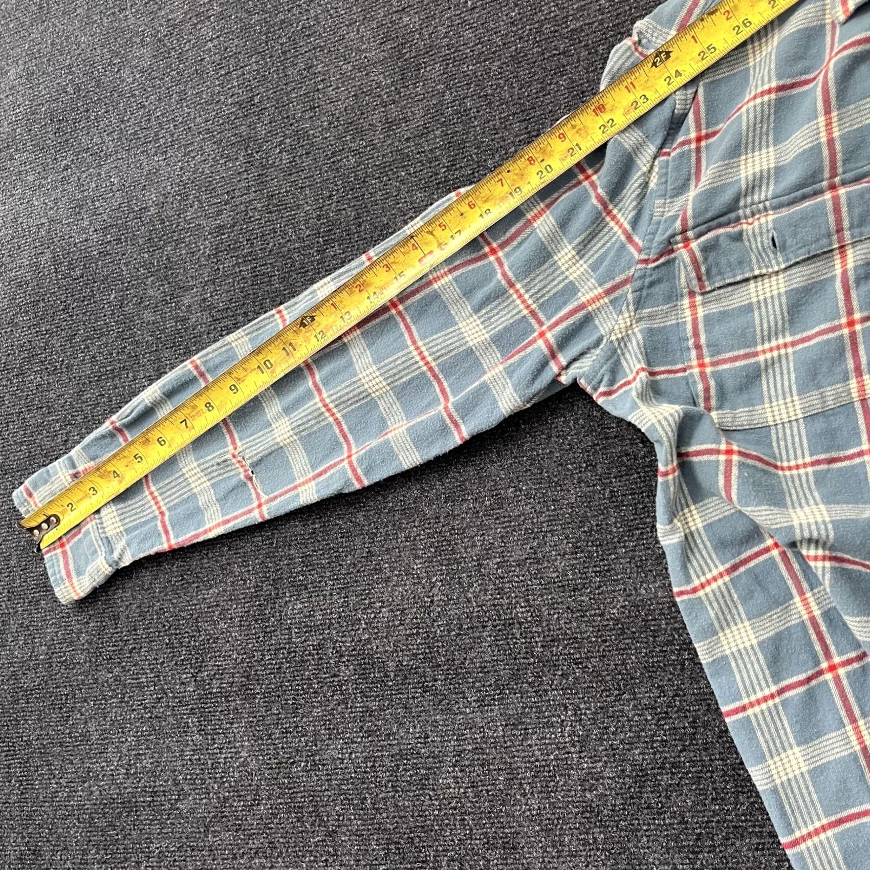 Lucky Brand Lucky Brand Flannel Shirt Mens Large Blue Plaid Long Sleeve Button Up Casual Shirt Size US L / EU 52-54 / 3 - 7 Thumbnail