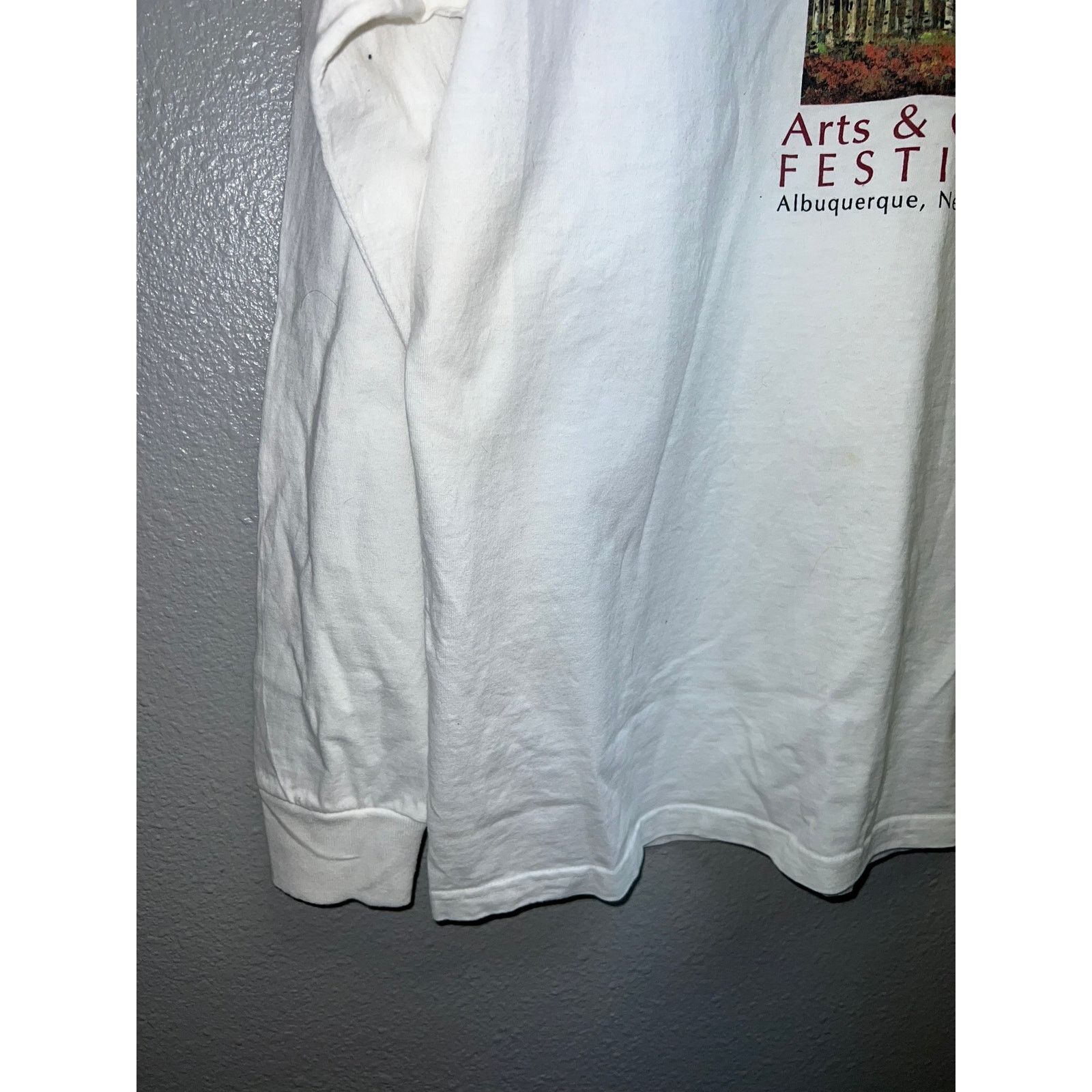 Port & Company Vintage Arts Festival Shirt Rio Grande Art Long Sleeve L Size US L / EU 52-54 / 3 - 6 Thumbnail