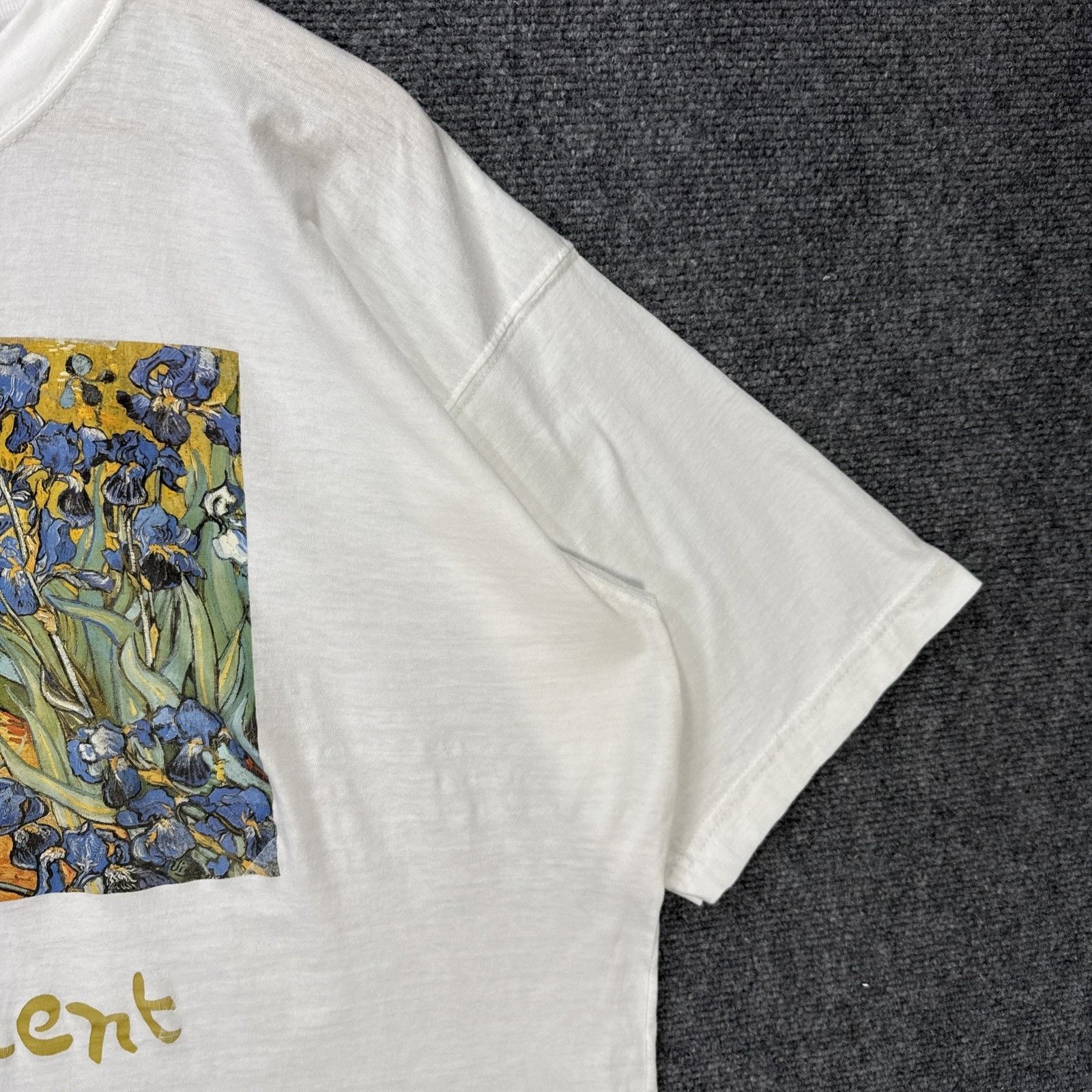 Arts & Science Vintage Vincent Van High Shirt Mens 2XL White 90s Garden Of Size US XXL / EU 58 / 5 - 3 Thumbnail