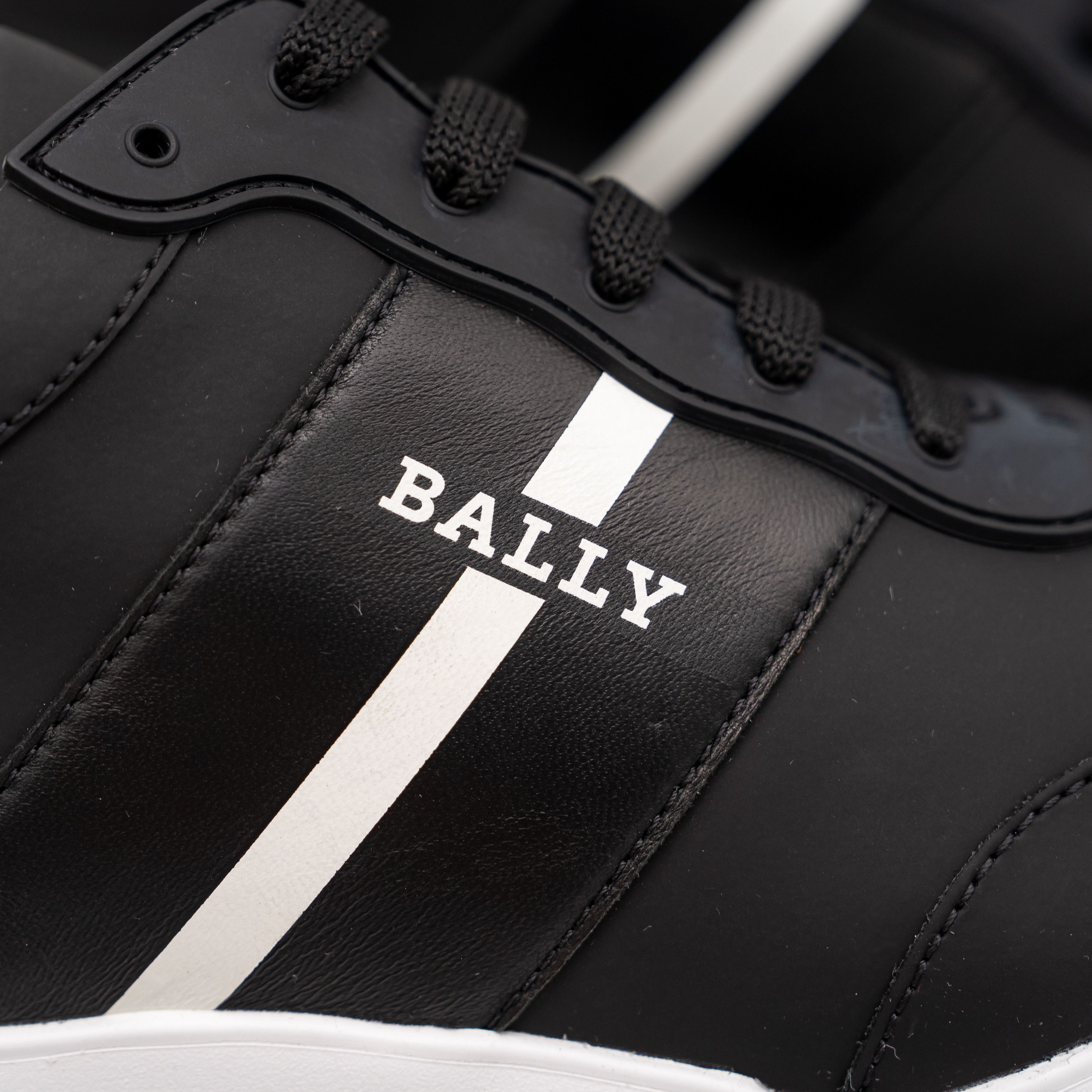 Bally 13 Bally Bronnye Black Sneakers Leather White Size US 13 / EU 46 - 9 Thumbnail