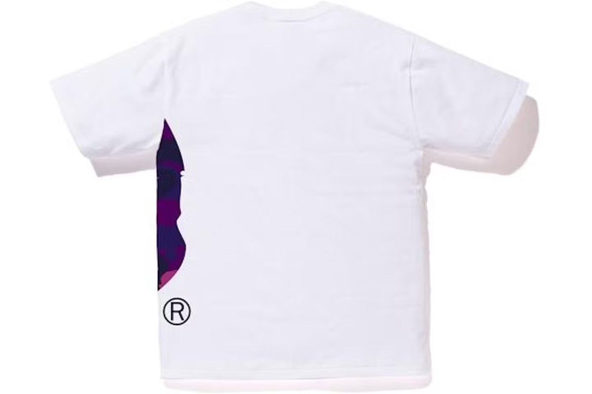 Bape Bape Color Camo Side Big Ape Head Tee White/Purple Size US M / EU 48-50 / 2 - 3 Thumbnail