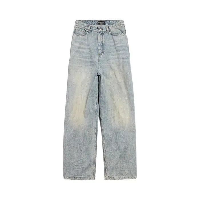 Balenciaga o1w1db10626 Pull-Up Pants in Blue Size US 34 / EU 50 - 1 Thumbnail