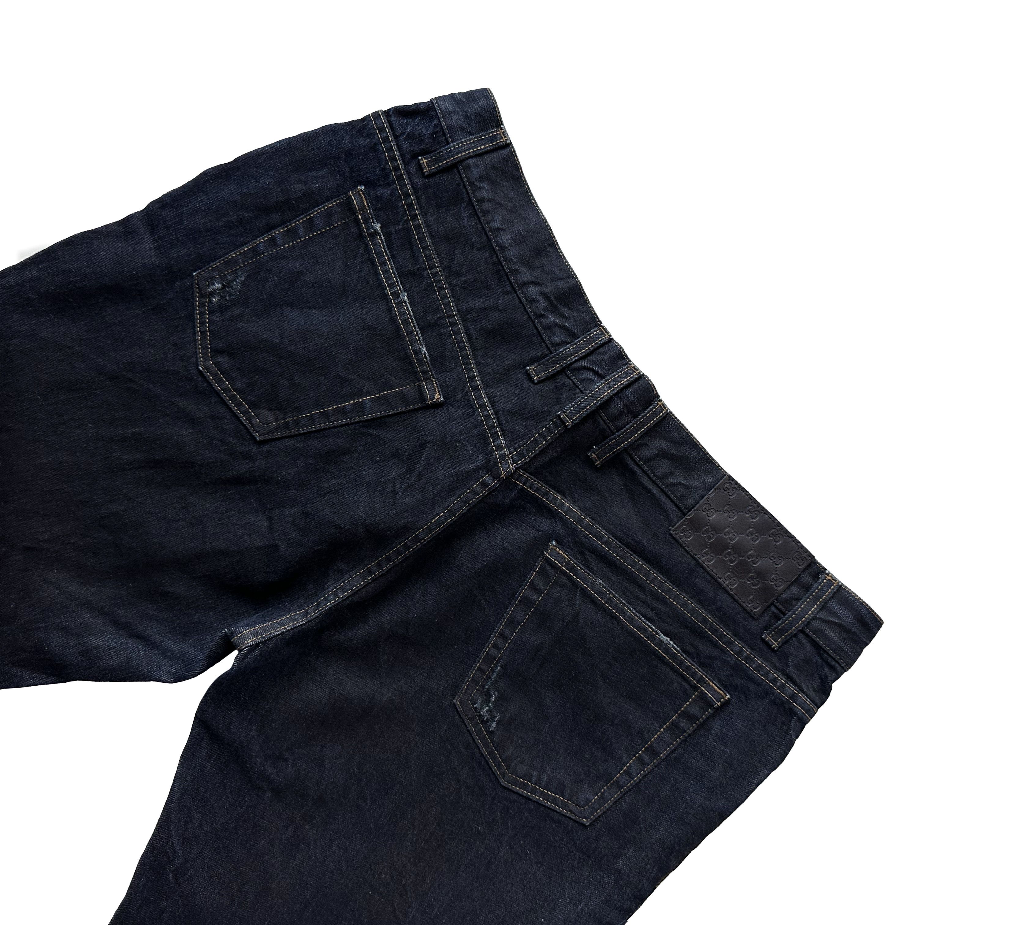 Gucci Gucci dark navy soft denim jeans Size US 38 / EU 54 - 4 Thumbnail