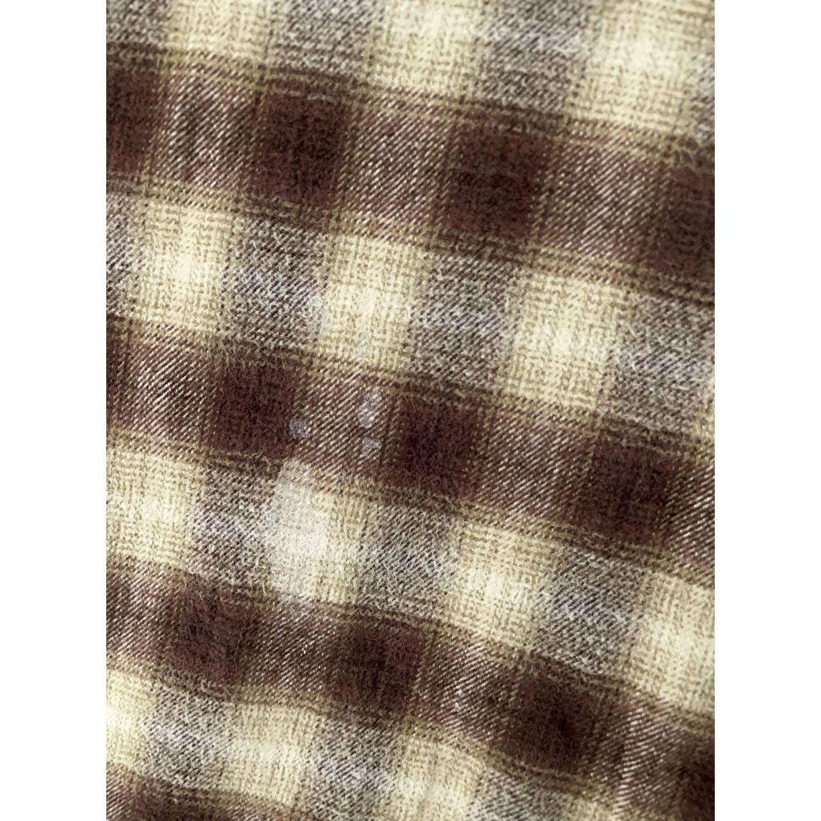 Vintage Woolrich Shirt Mens Medium Brown Plaid Flannel Button Up Collared Pockets Size US M / EU 48-50 / 2 - 4 Thumbnail