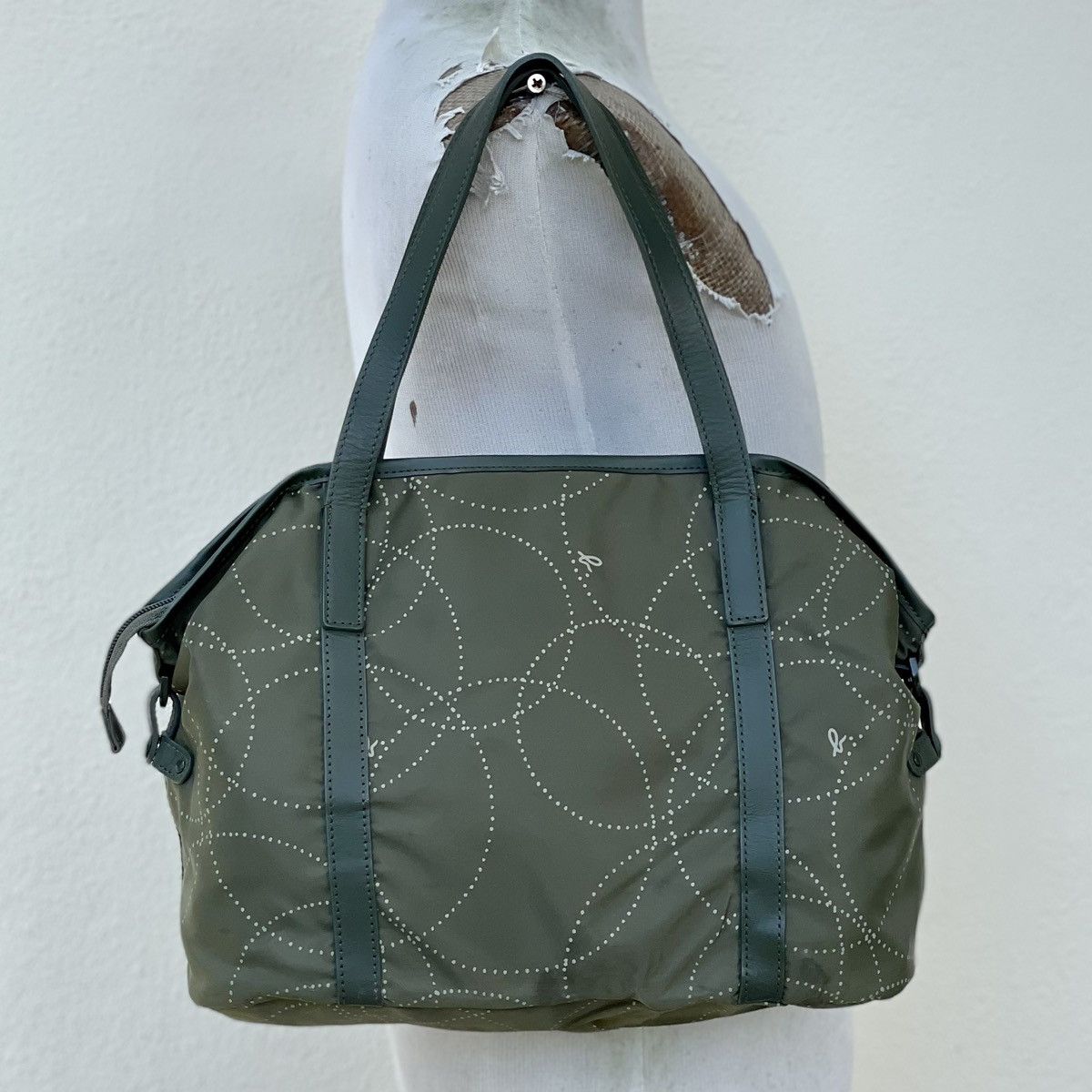 Designer × Japanese Brand × agnes b. 🔥 RARE GREEN ARMY AGNES B. TOTE BAG Size ONE SIZE - 6 Thumbnail