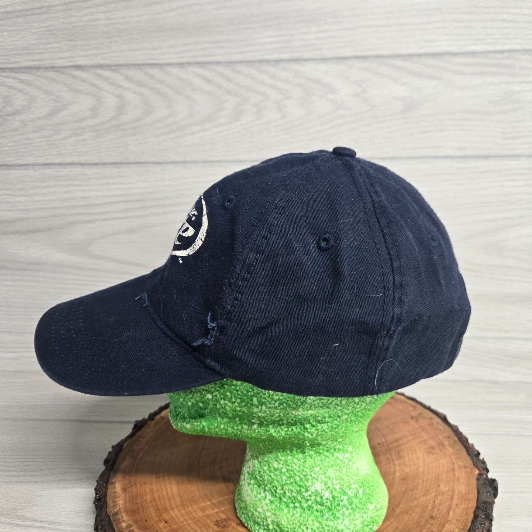 Vintage Miller Lite Hat Adult Adjustable Navy Blue Strapback Distressed Cap Baseball Cap Men One Size Blue Size ONE SIZE - 2 Thumbnail