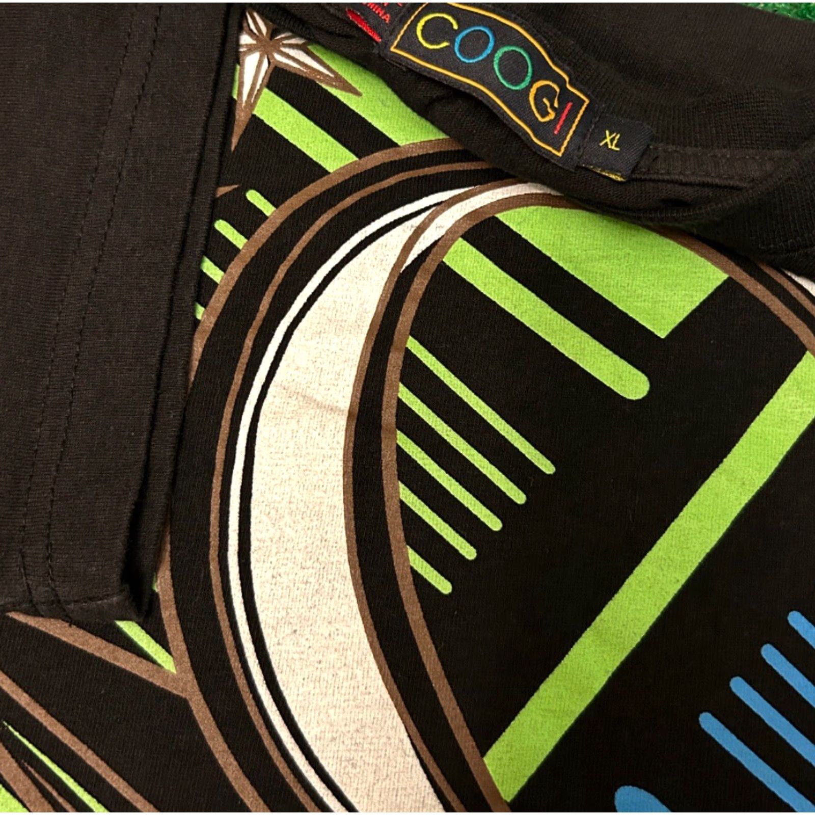 Coogi VINTAGE COOGI Logo Shirt Mens XL Black Hip Hop 90s Y2K 2000s Retro Punk Grunge Vintage Mens XL Size US XL / EU 56 / 4 - 2 Thumbnail