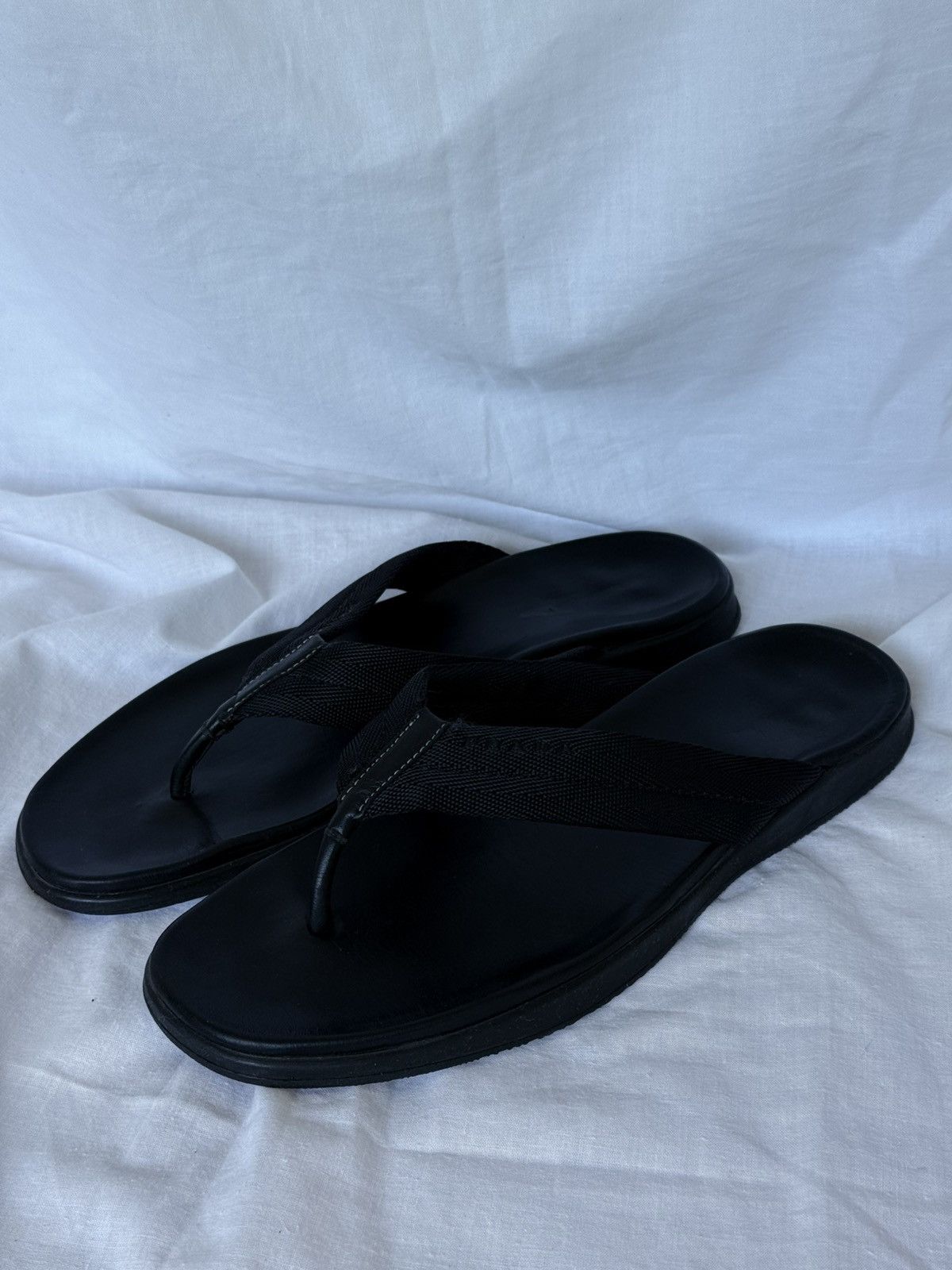 Prada Prada Black Flip Flops Thongs Sandals Size US 8.5 / IT 38.5 - 1 Thumbnail